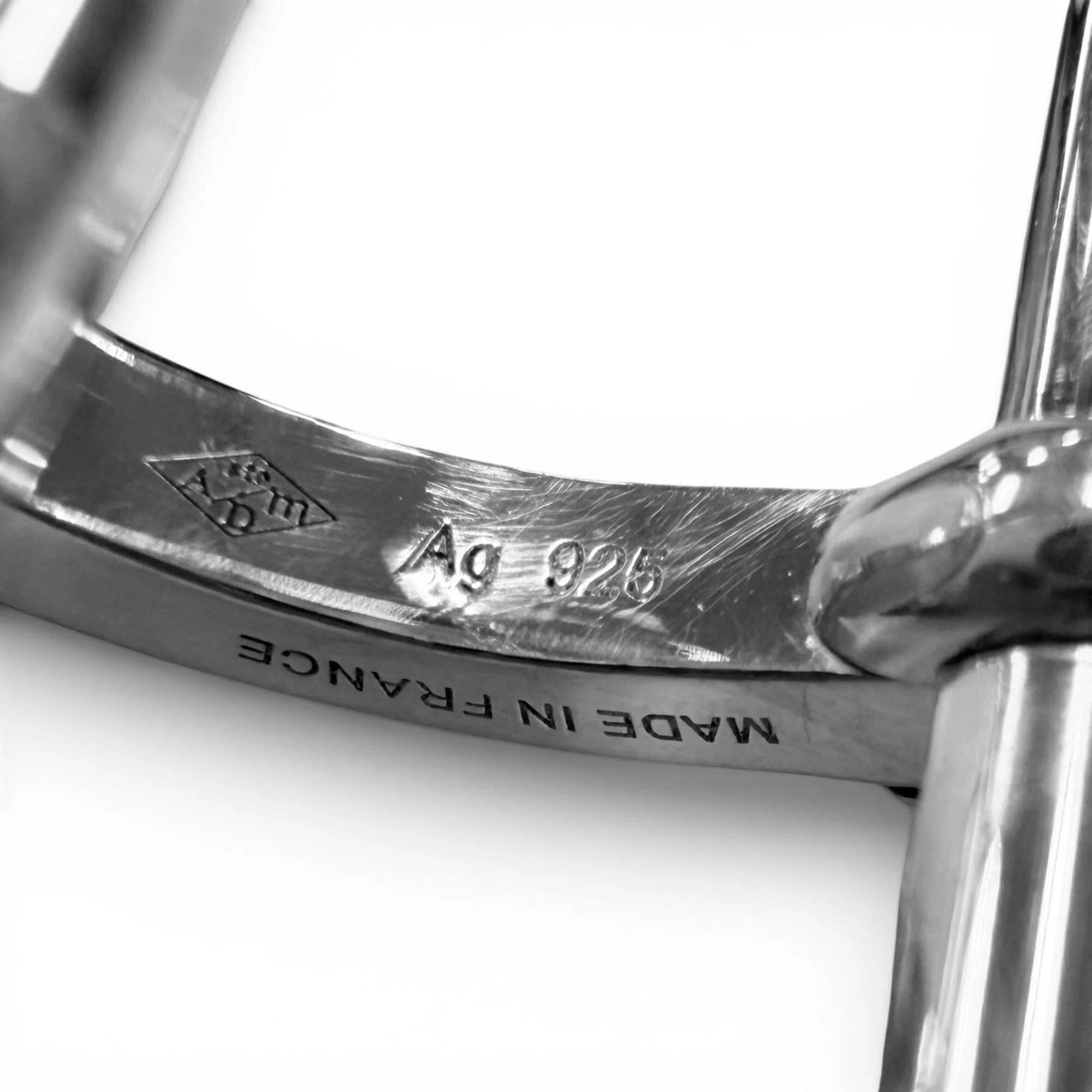 Sellier Clou de Selle Cufflinks Sterling Silver Bracelet - Image 7