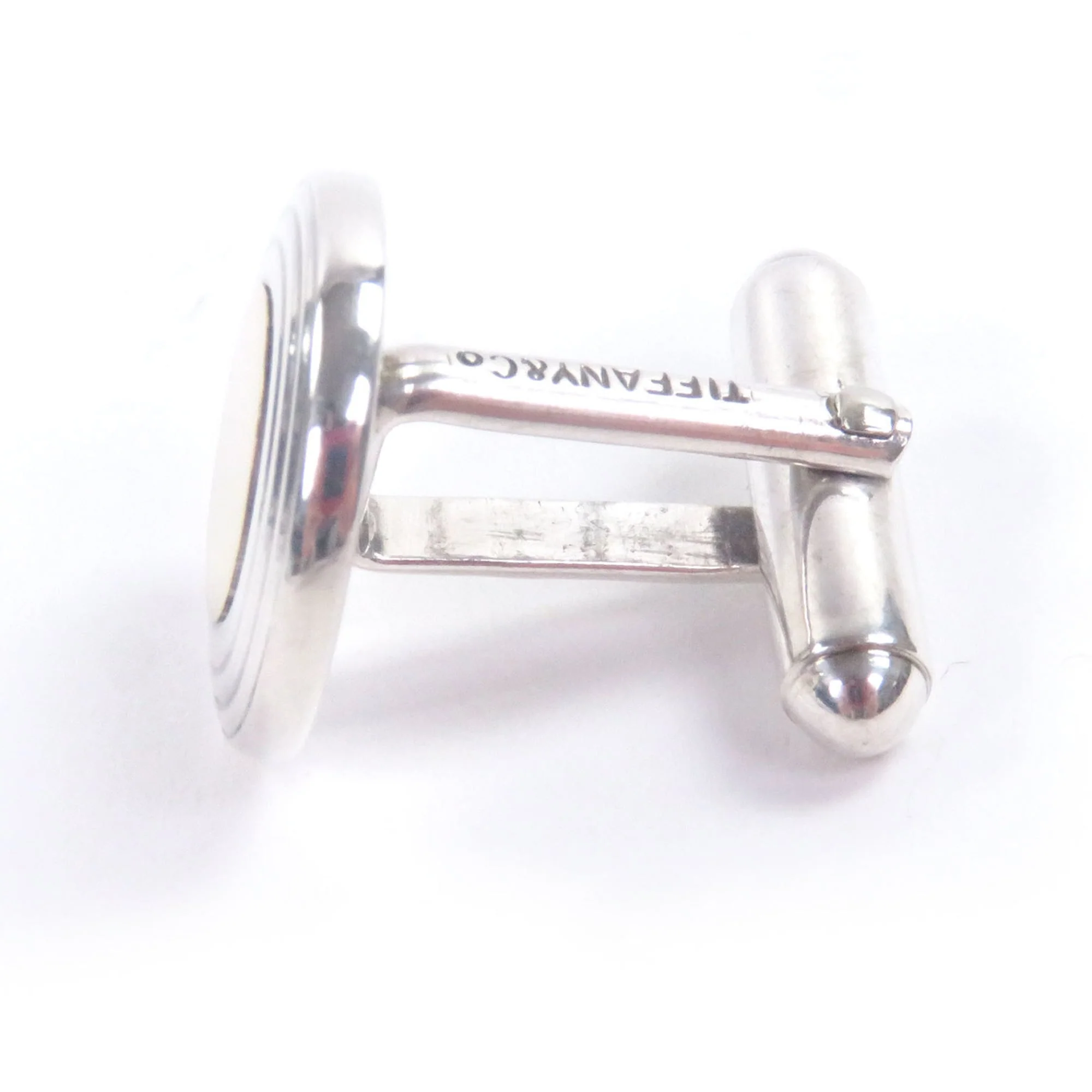 Cufflinks 18K Yellow Gold and Sterling Silver Bracelet - Image 4