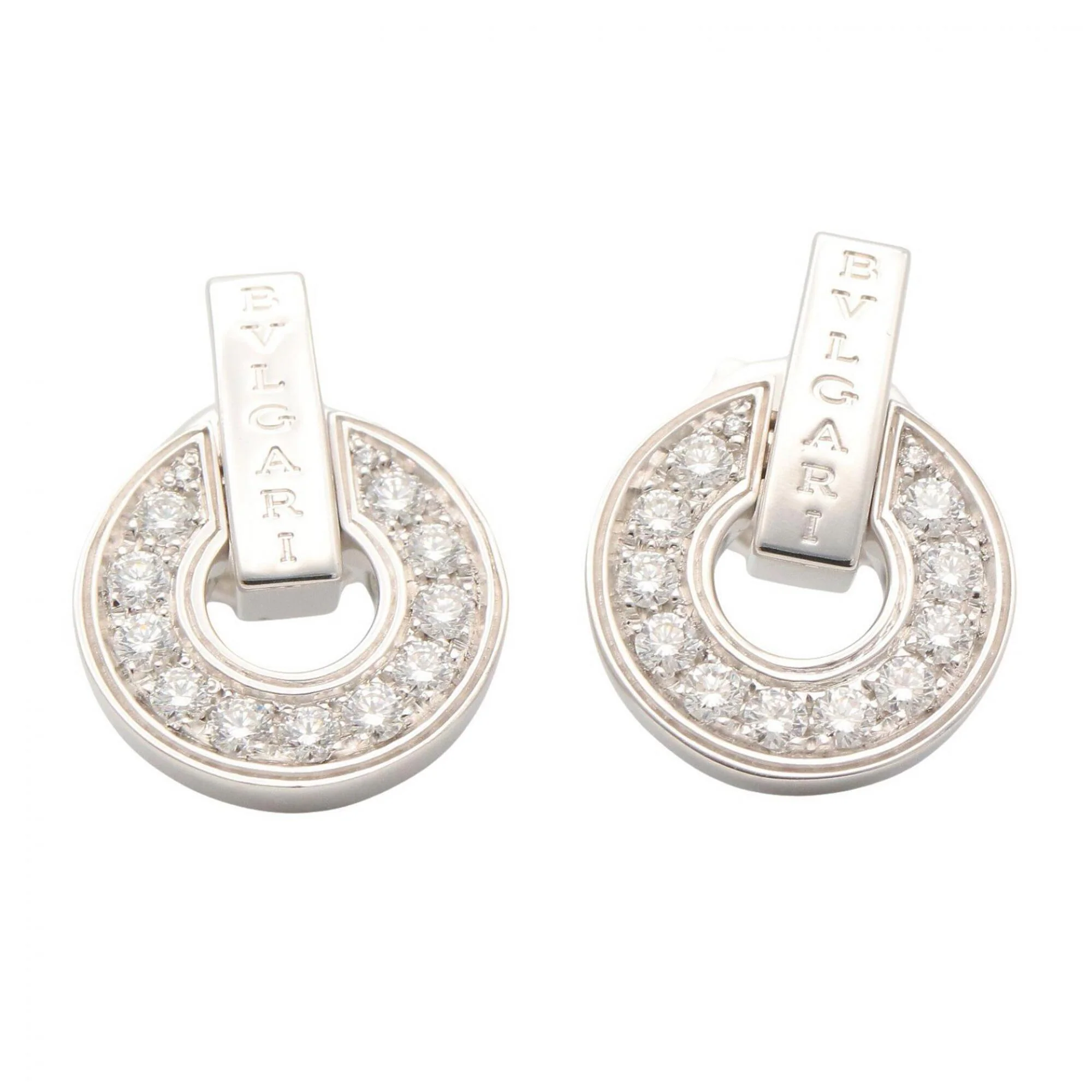 Earrings 18K White Gold
