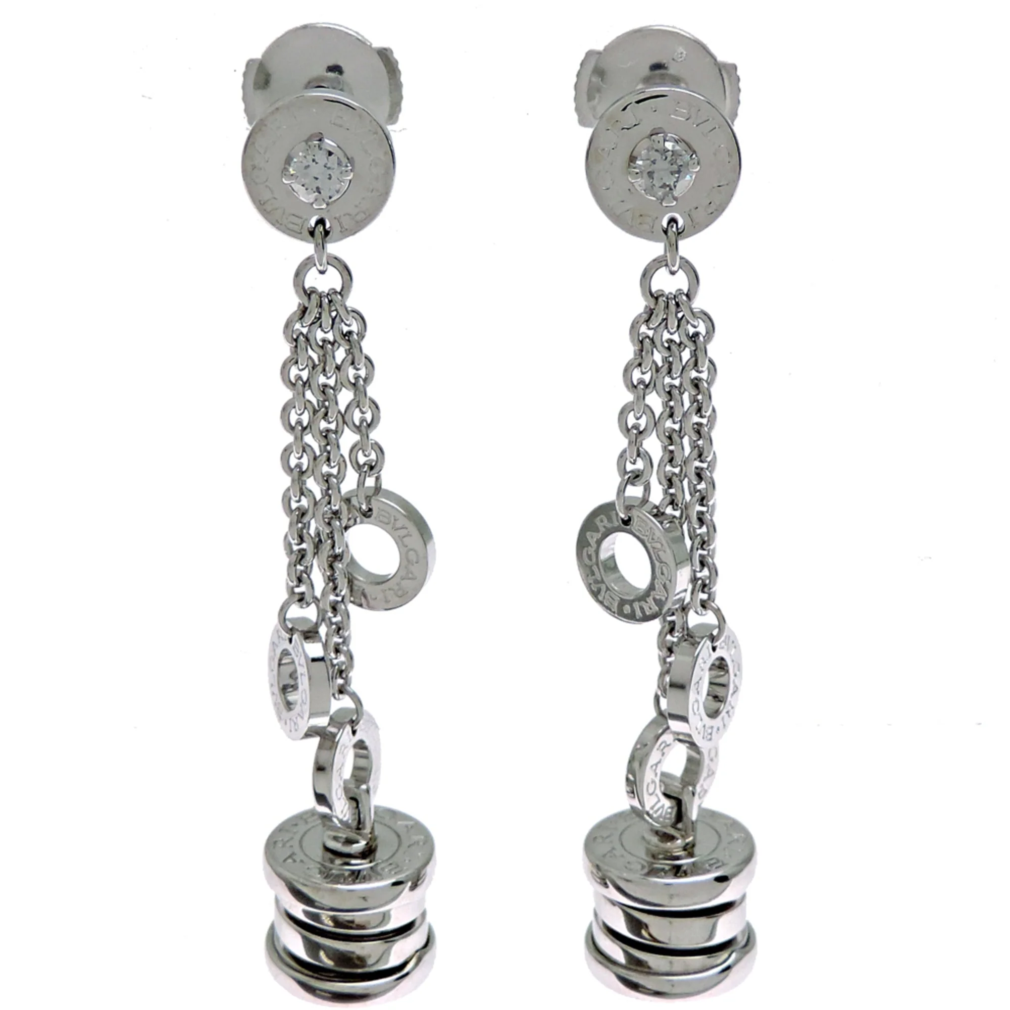 Earrings 18K White Gold