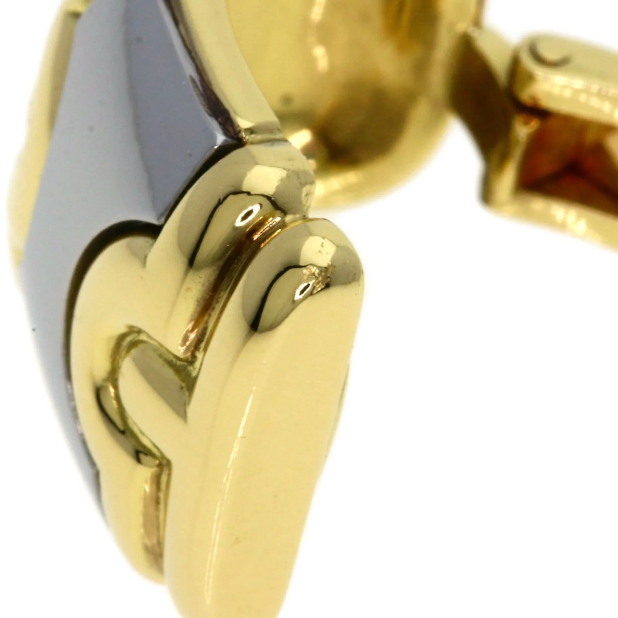 Earrings Stainless Steel and 18K Yellow Gold - Image 6