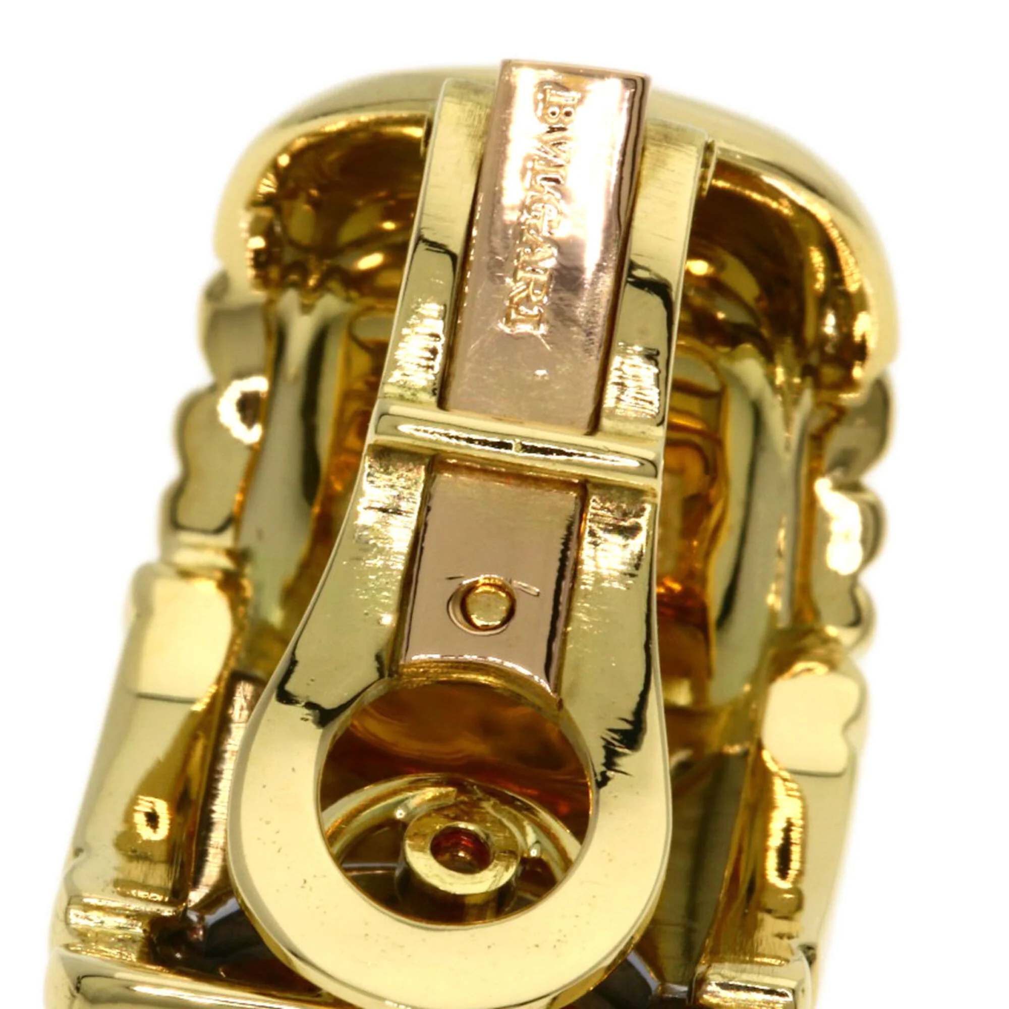 Earrings Stainless Steel and 18K Yellow Gold - Image 7
