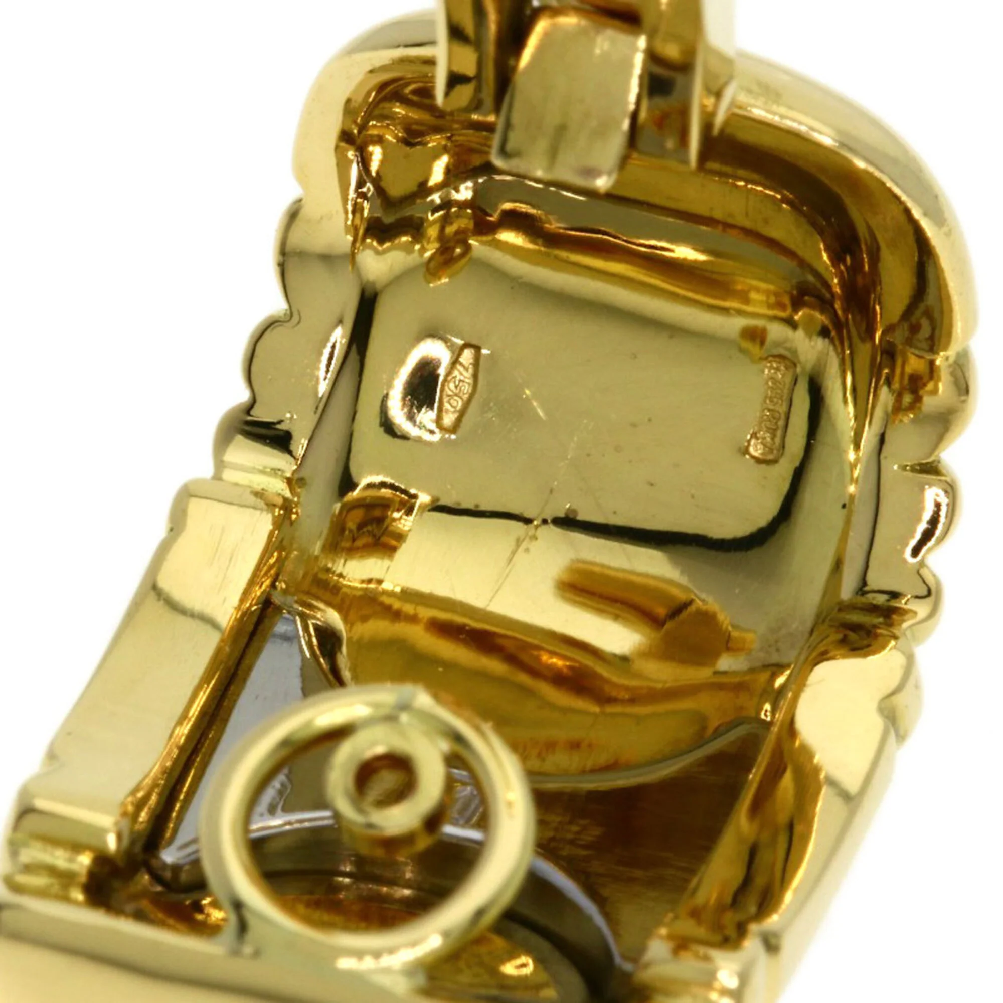 Earrings Stainless Steel and 18K Yellow Gold - Image 8
