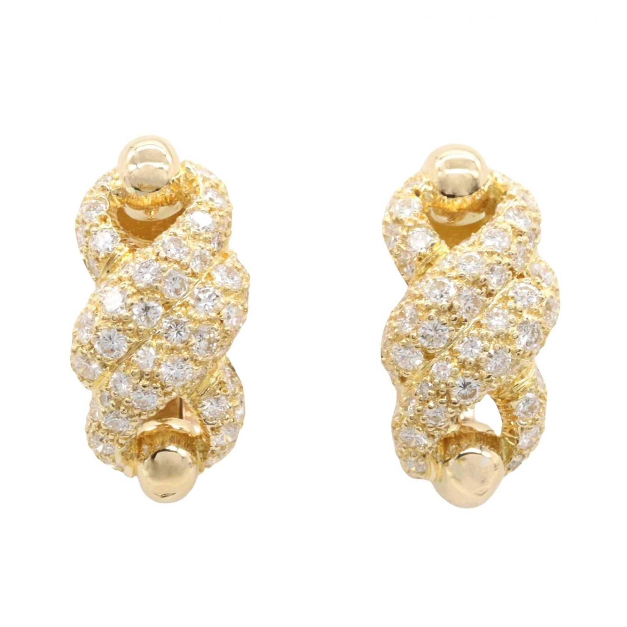 Earrings 18K Yellow Gold