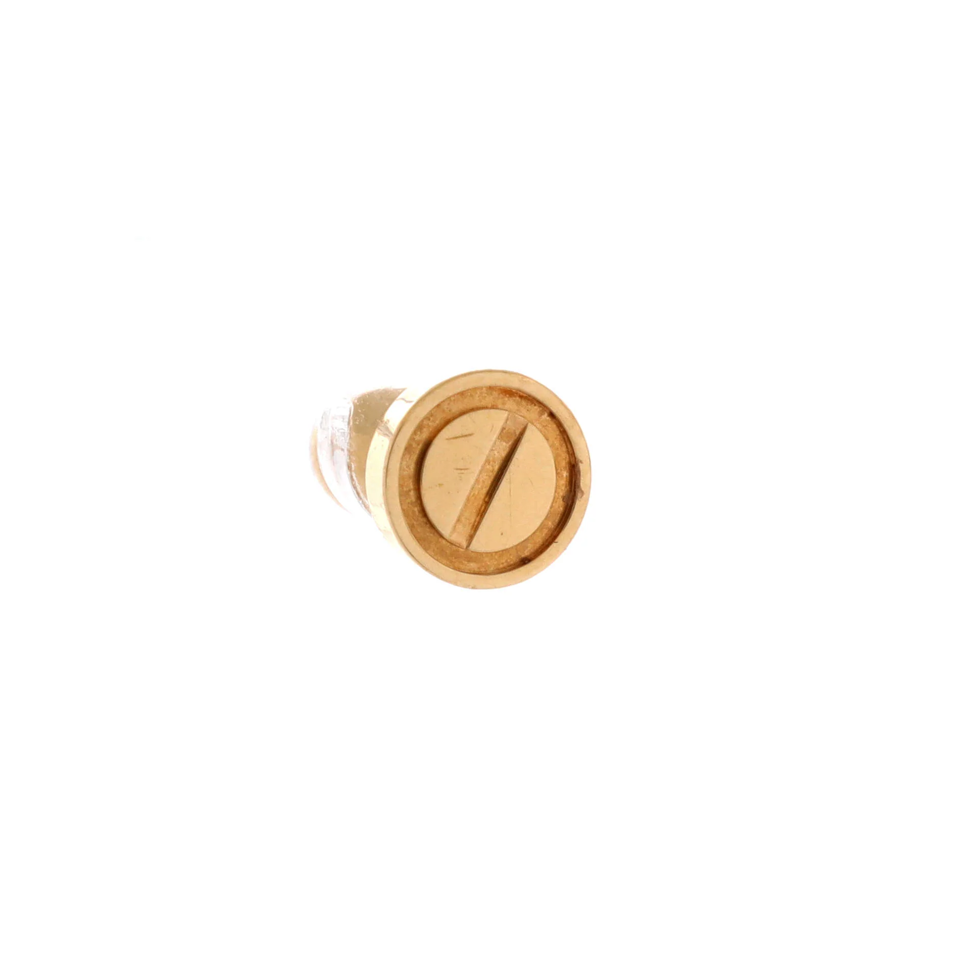 Love Stud Earrings 18K Yellow Gold - Image 2