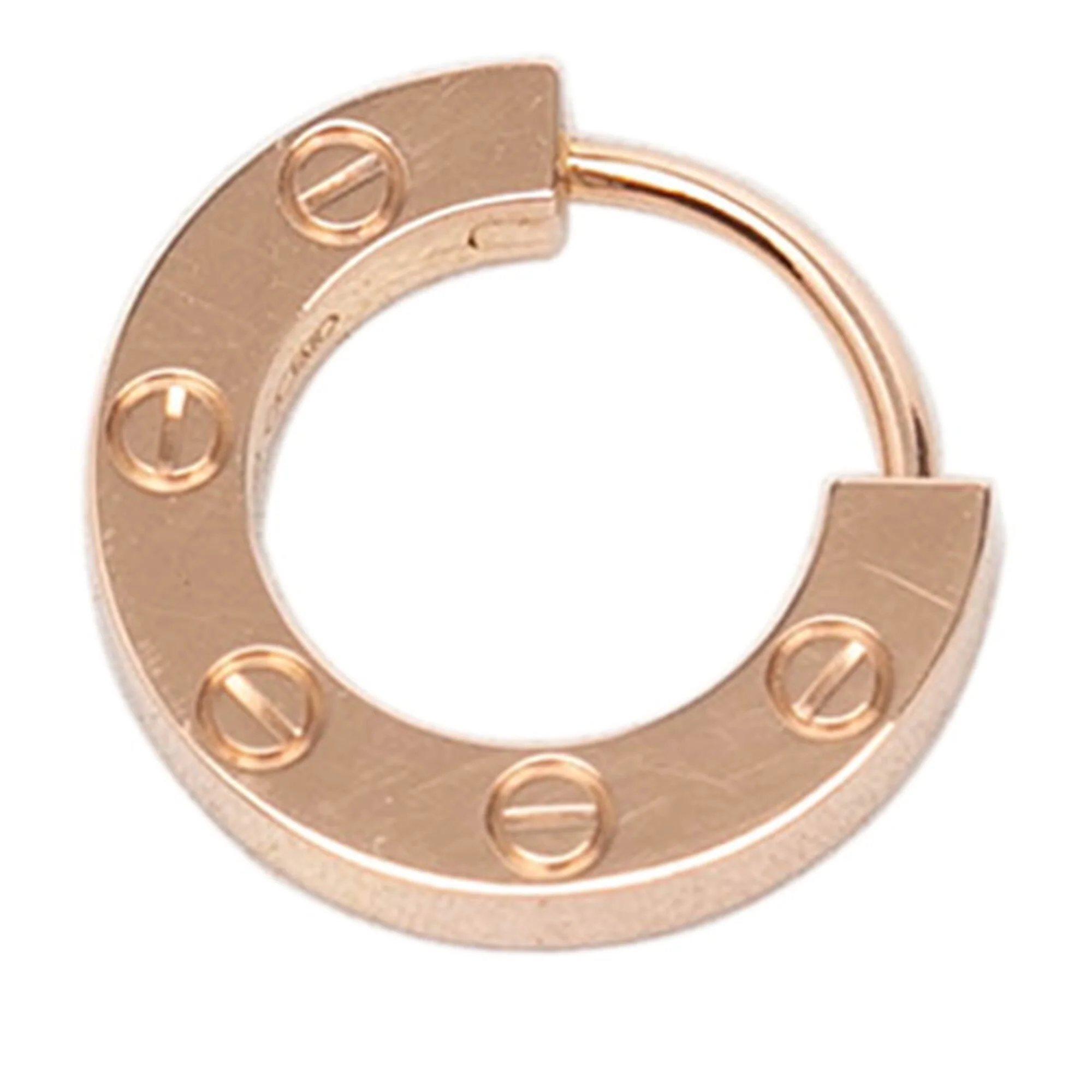 Single Earring Hoop 18K Rose Gold