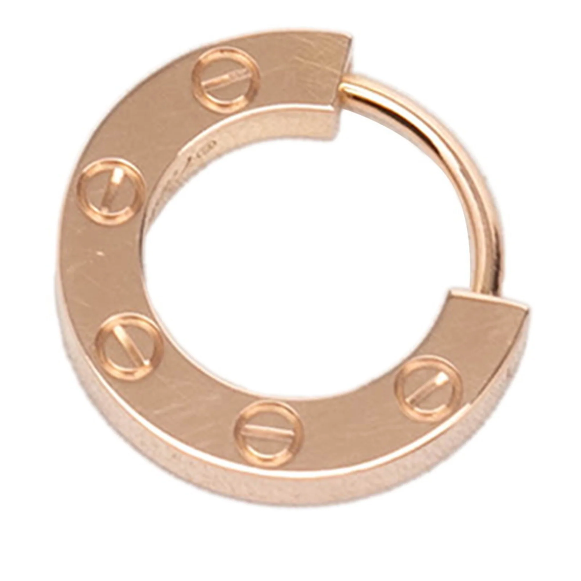 Single Earring Hoop 18K Rose Gold - Image 2