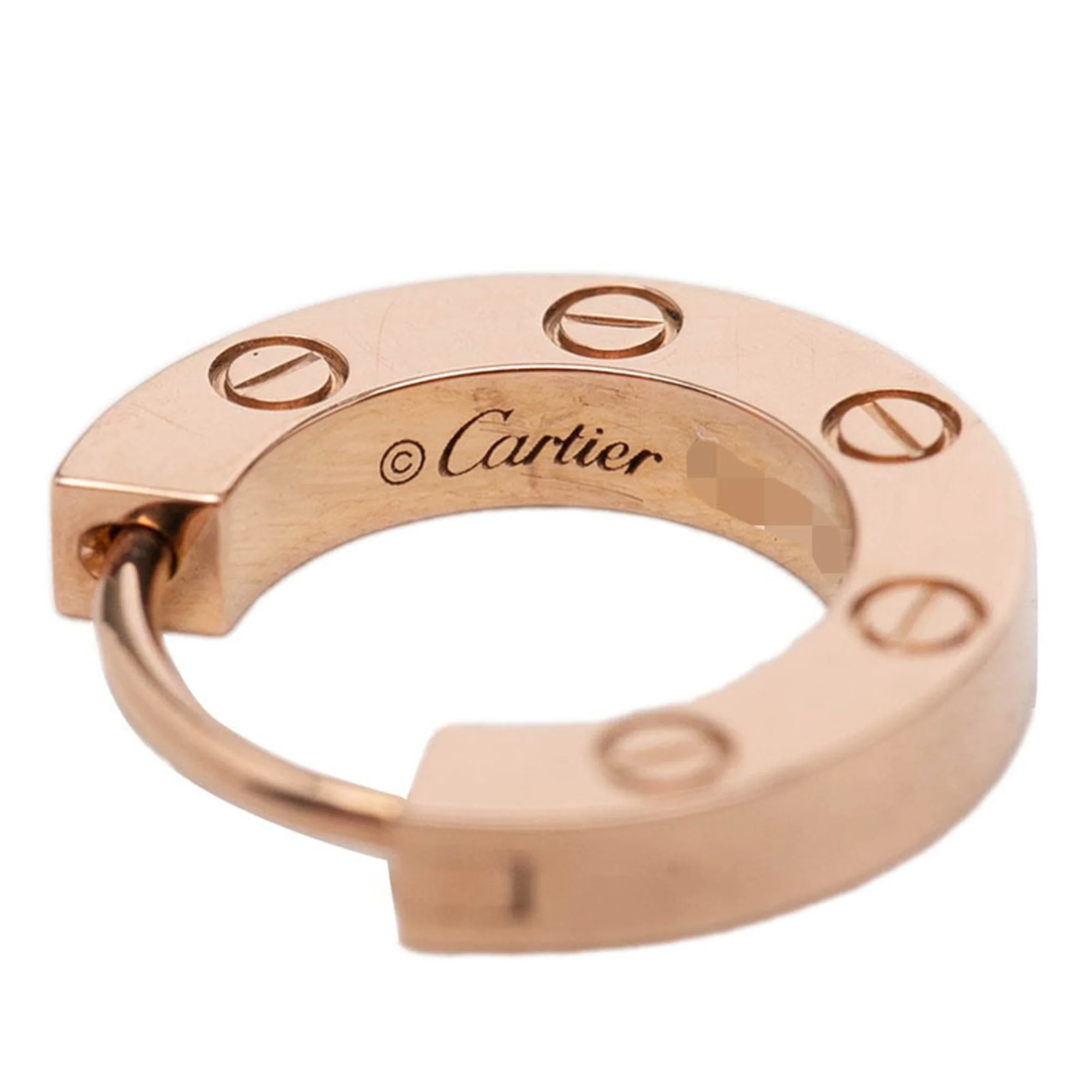 Single Earring Hoop 18K Rose Gold - Image 3