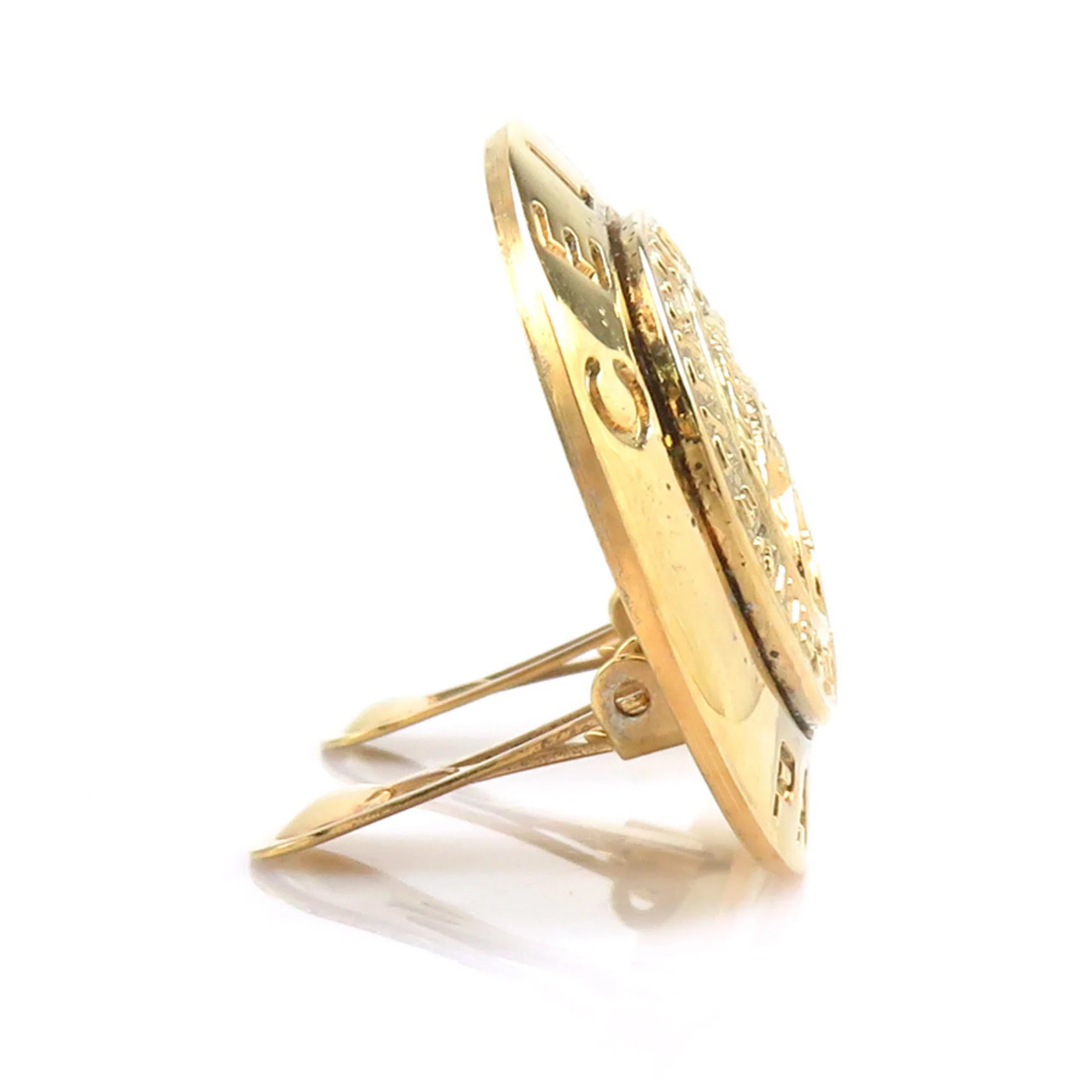 Earrings Gold-Tone Metal - Image 2