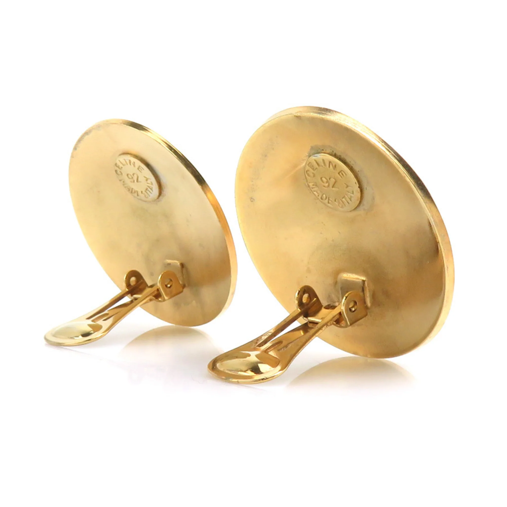 Earrings Gold-Tone Metal - Image 3