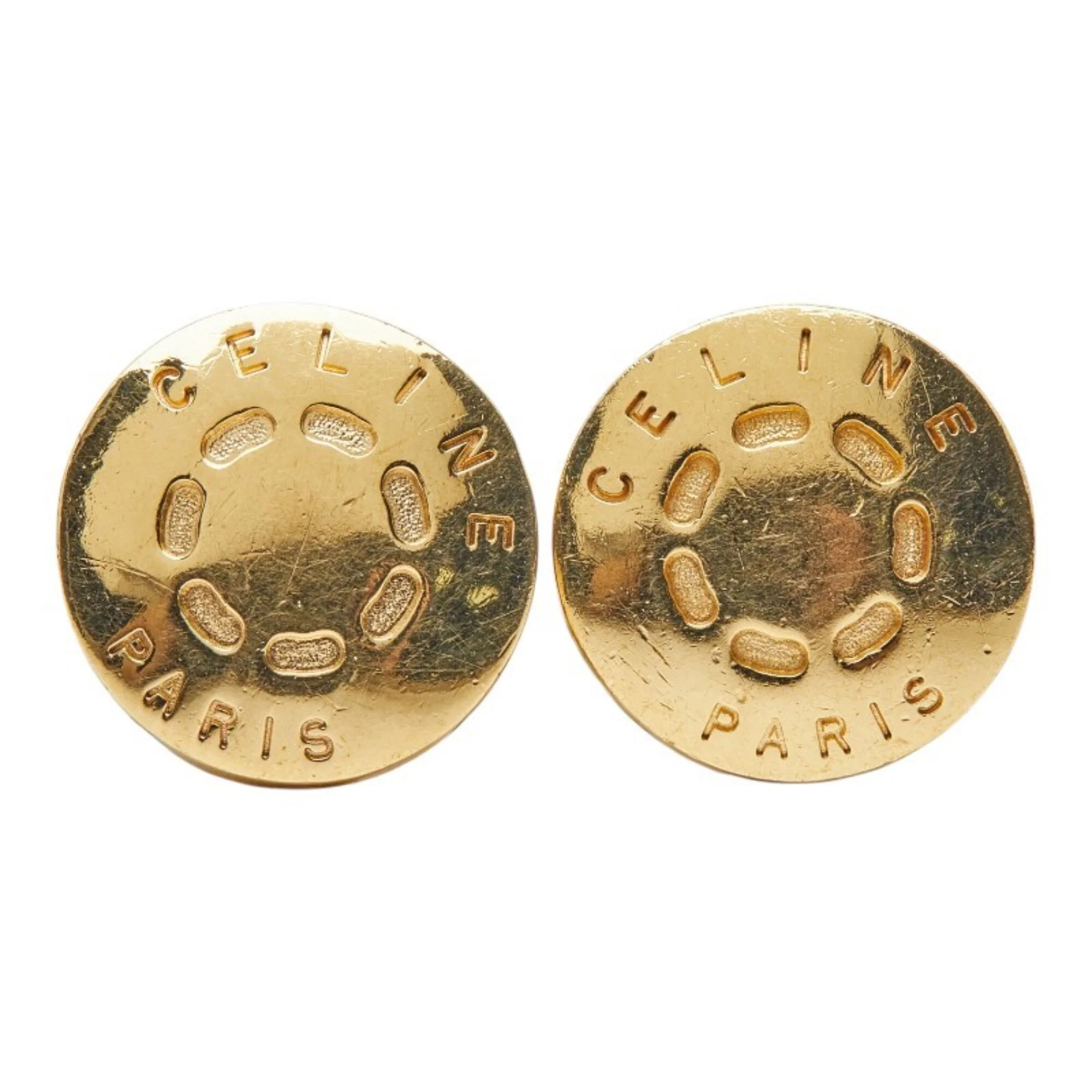 Earrings Logo Gold-Tone Metal - Image 2