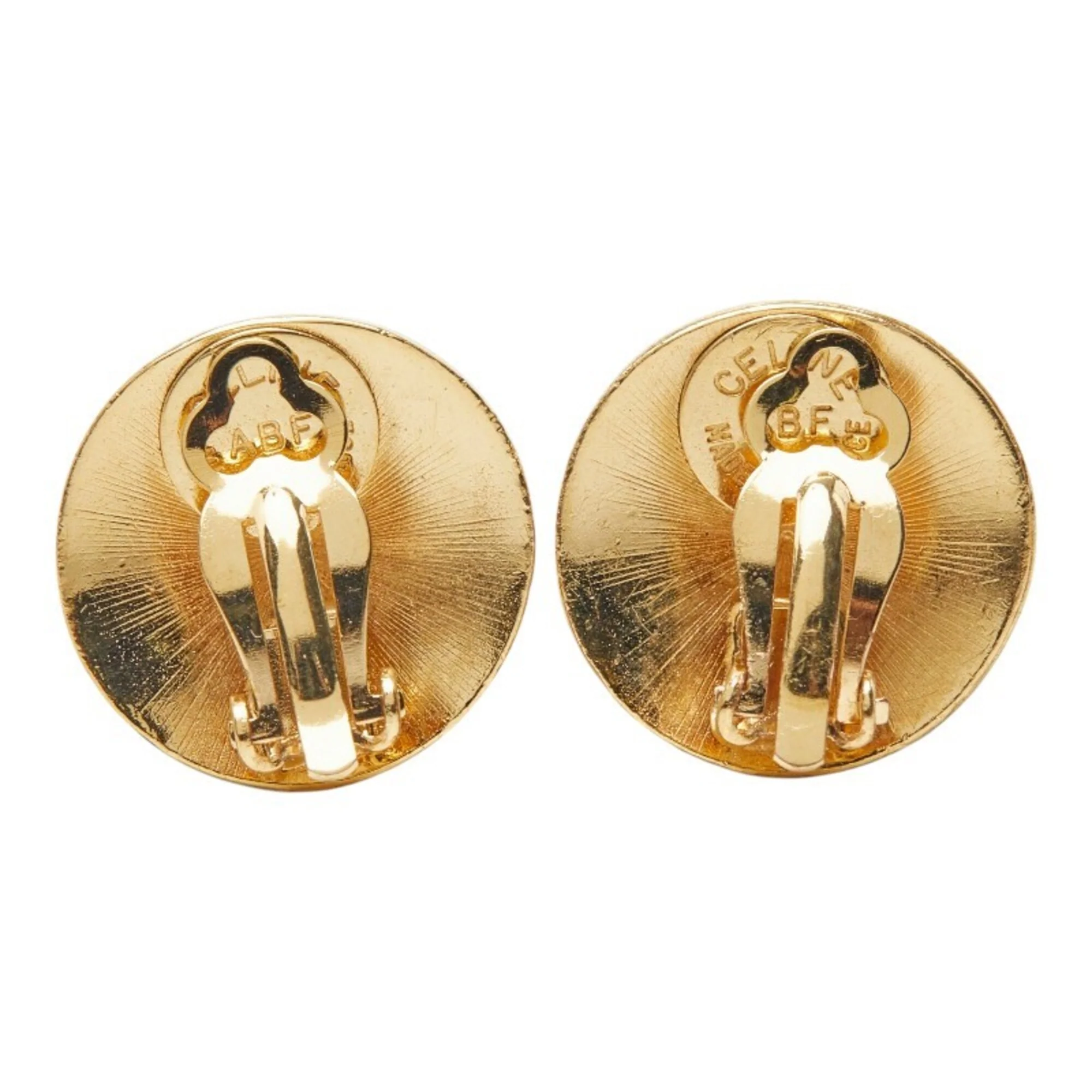 Earrings Logo Gold-Tone Metal - Image 3