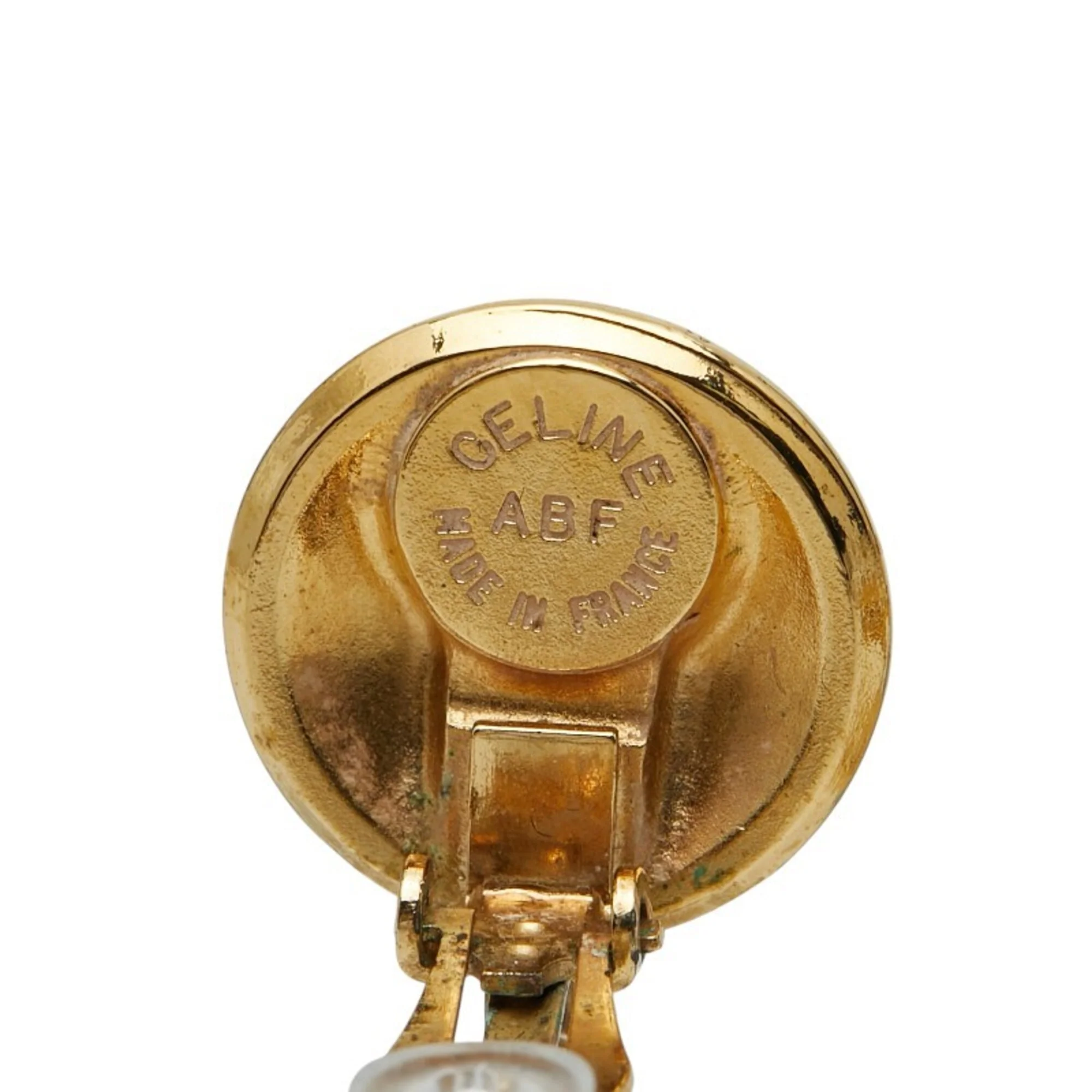 Earrings Logo Gold-Tone Metal - Image 3