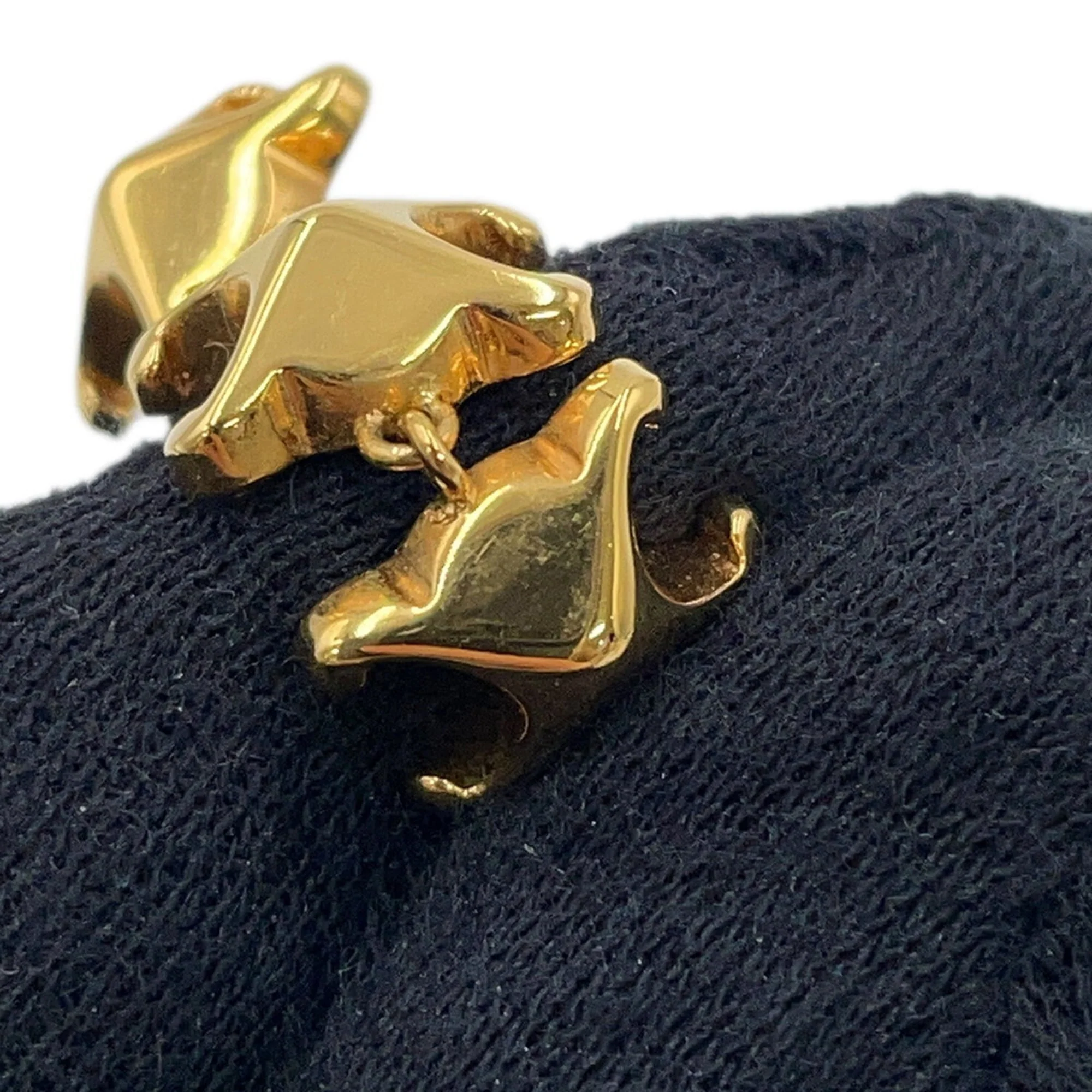 Earrings Stud Gold-Tone Metal - Image 8