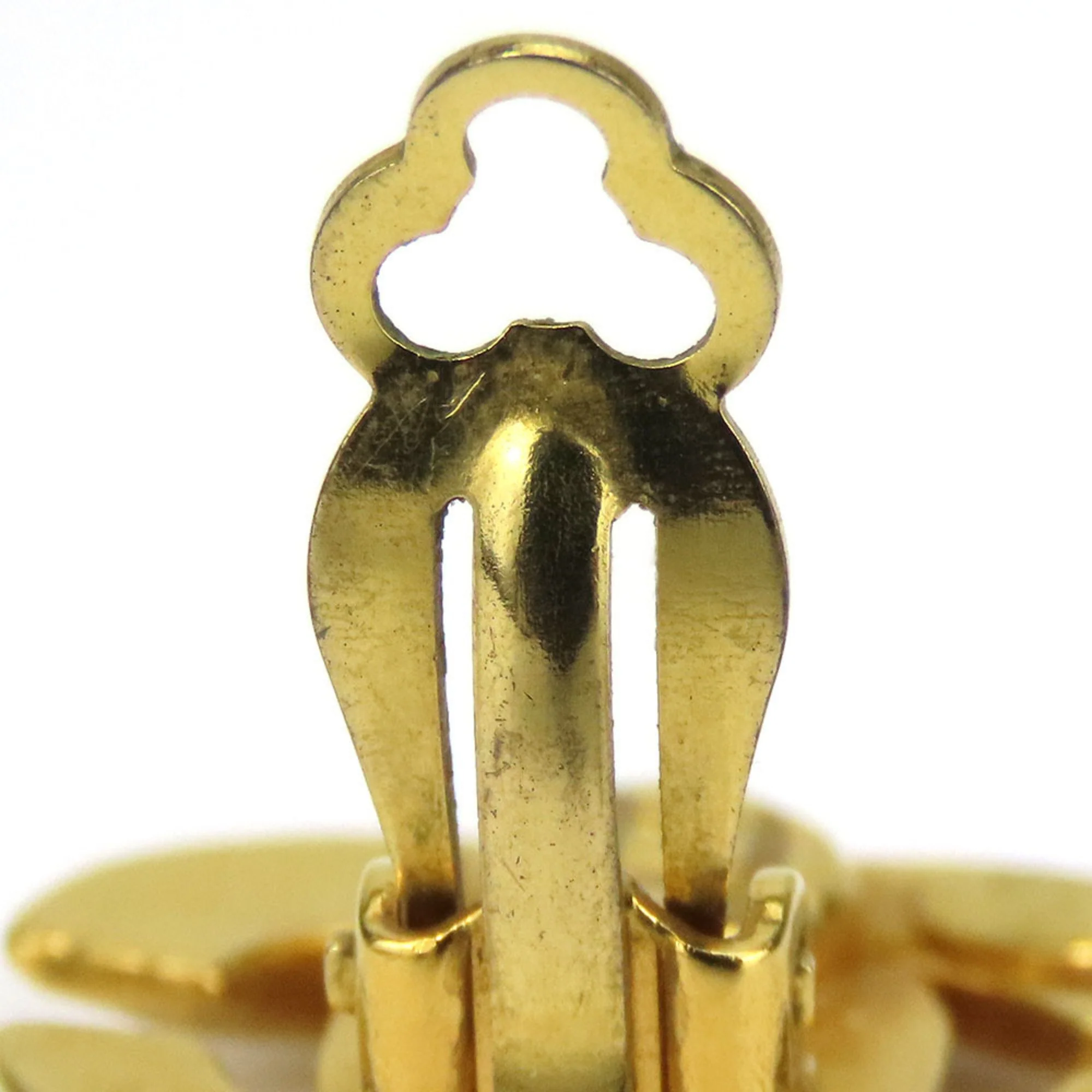 CC Logo Clip-On Earrings Gold-Tone Metal Gold-Tone Metal - Image 9