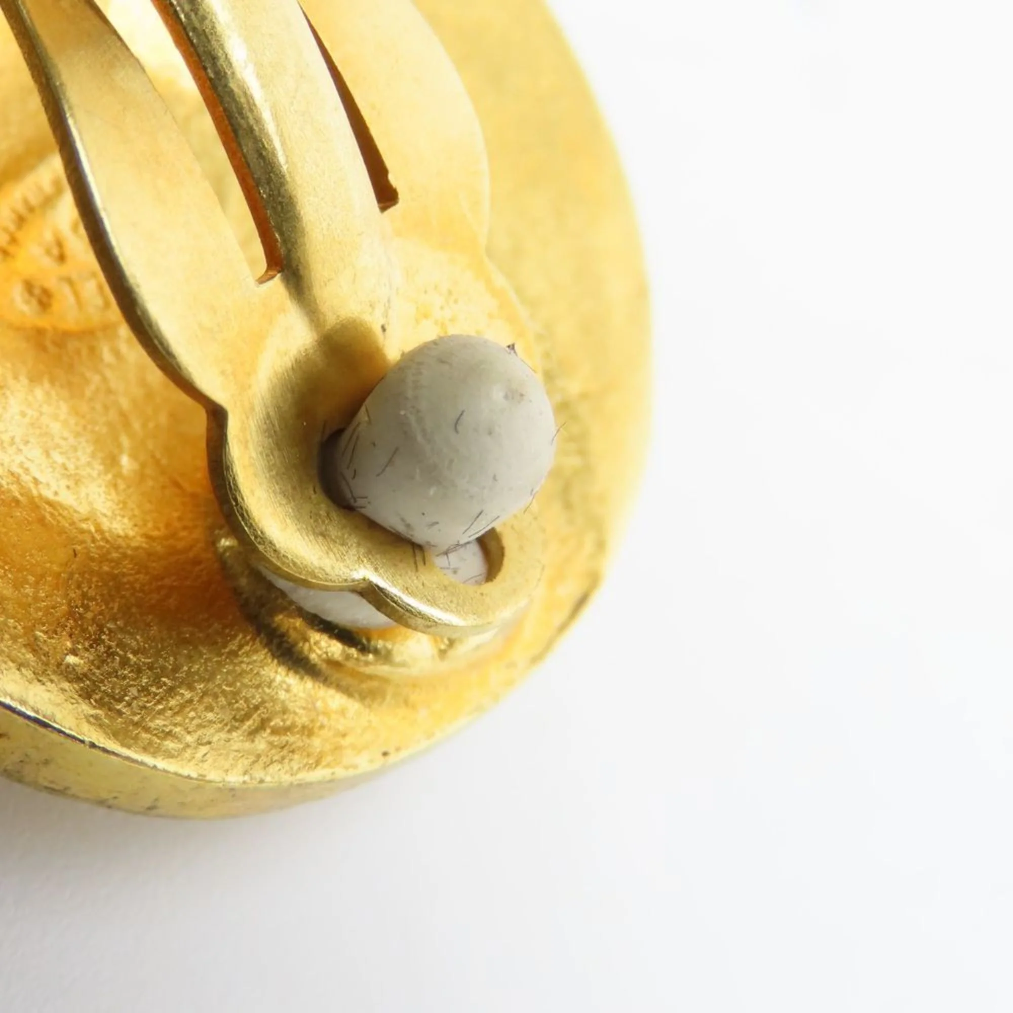 CC Logo Clip-On Earrings Gold-Tone Metal Gold-Tone Metal - Image 7