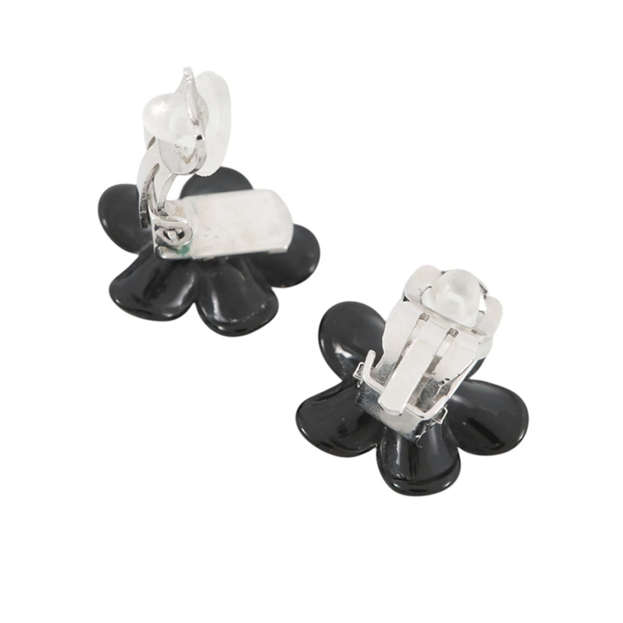 CC Logo Clip-On Earrings Metal - Image 3