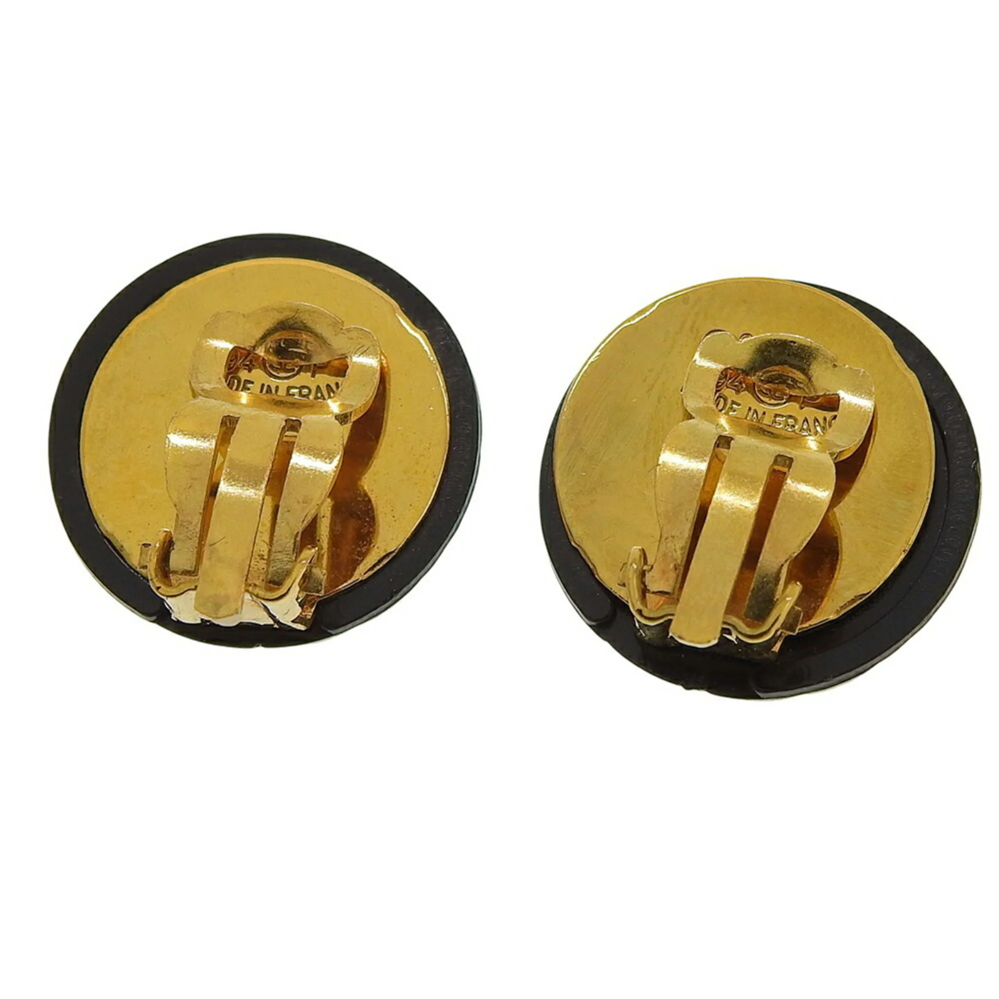 CC Logo Clip-On Earrings Metal - Image 2