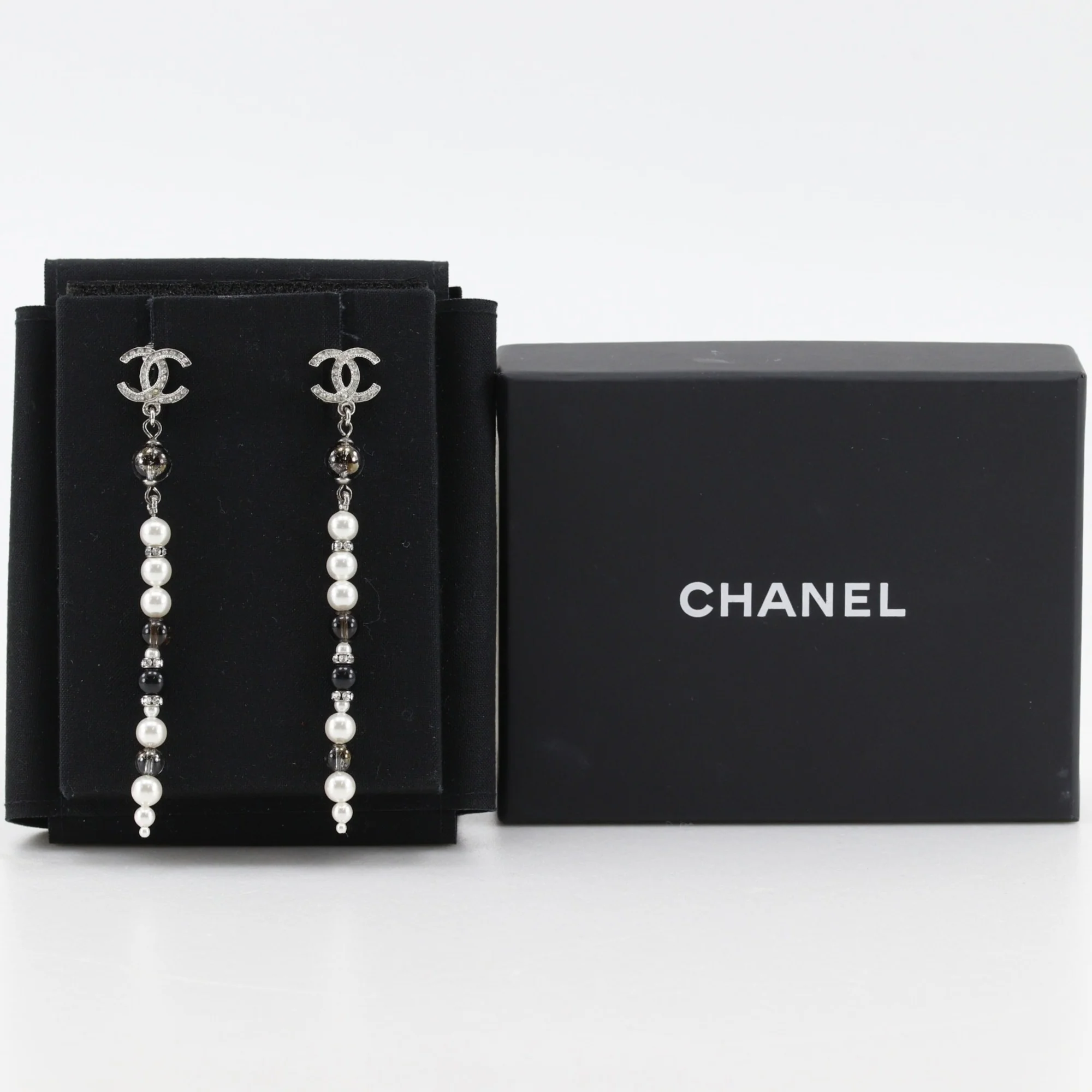 CC Logo Clip-On Earrings Metal Sterling Silver - Image 9