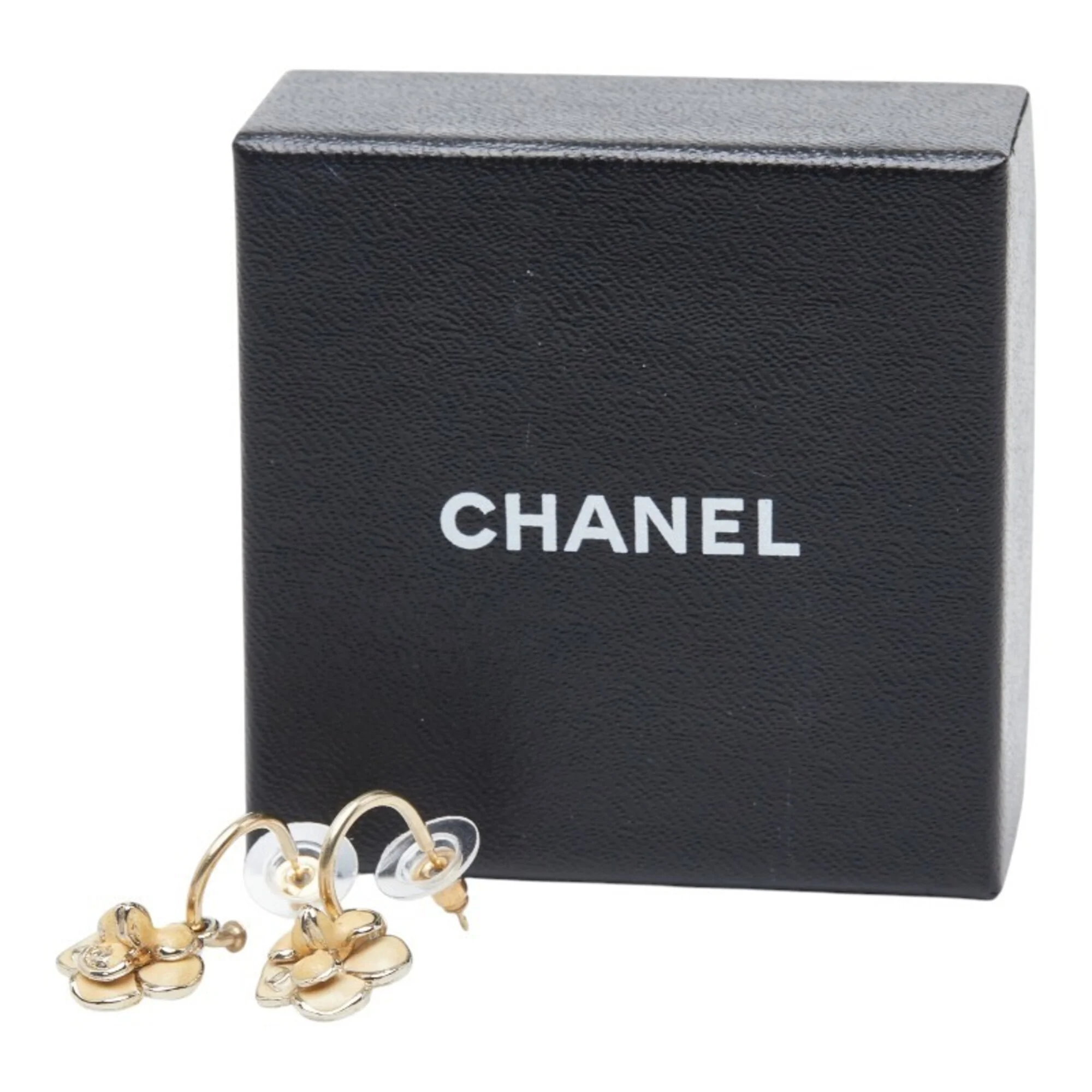CC Logo Earrings Gold-Tone Metal - Image 5