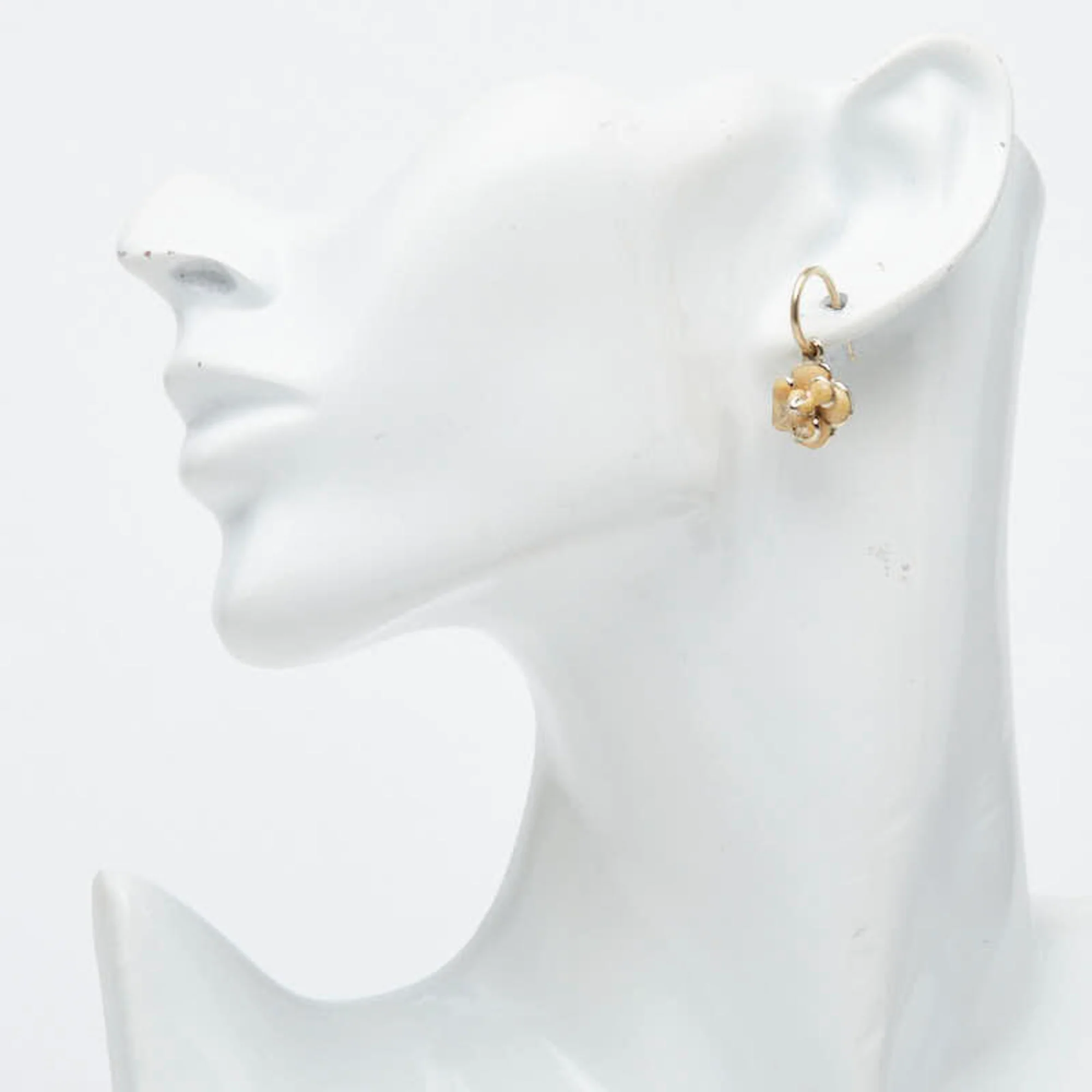 CC Logo Earrings Gold-Tone Metal - Image 6