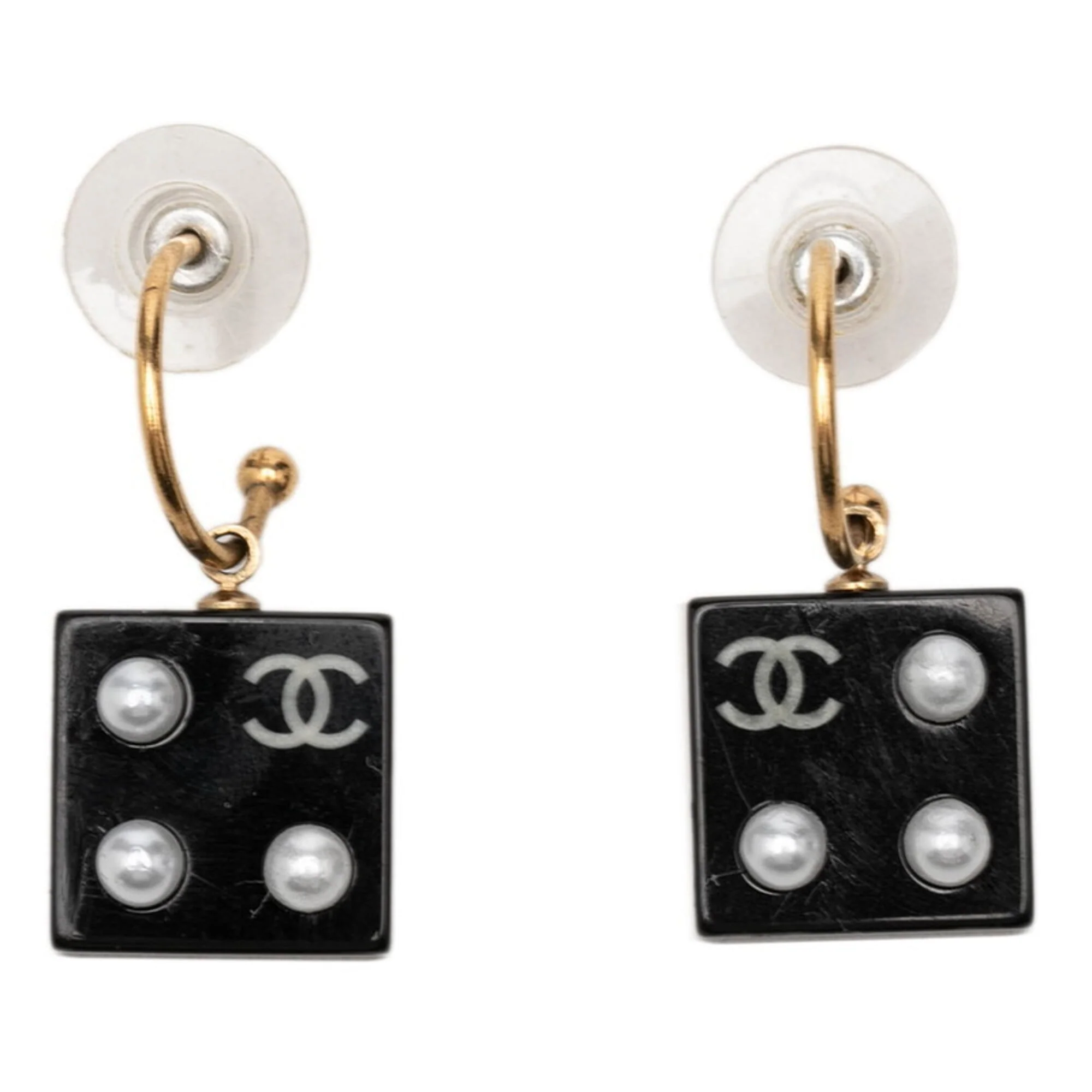 CC Logo Earrings Metal