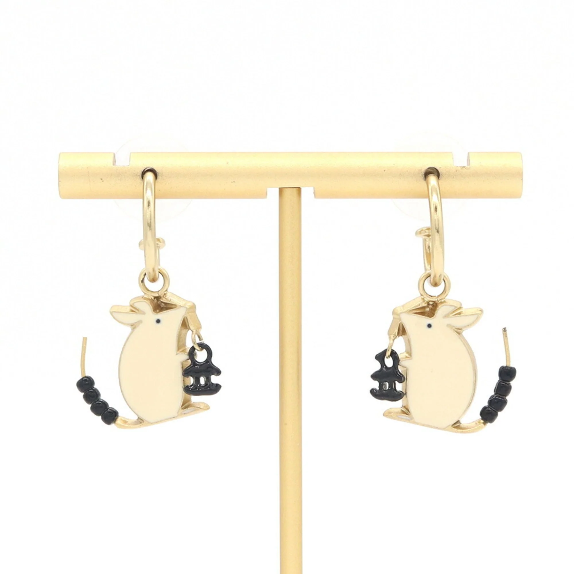 CC Logo Earrings Metal
