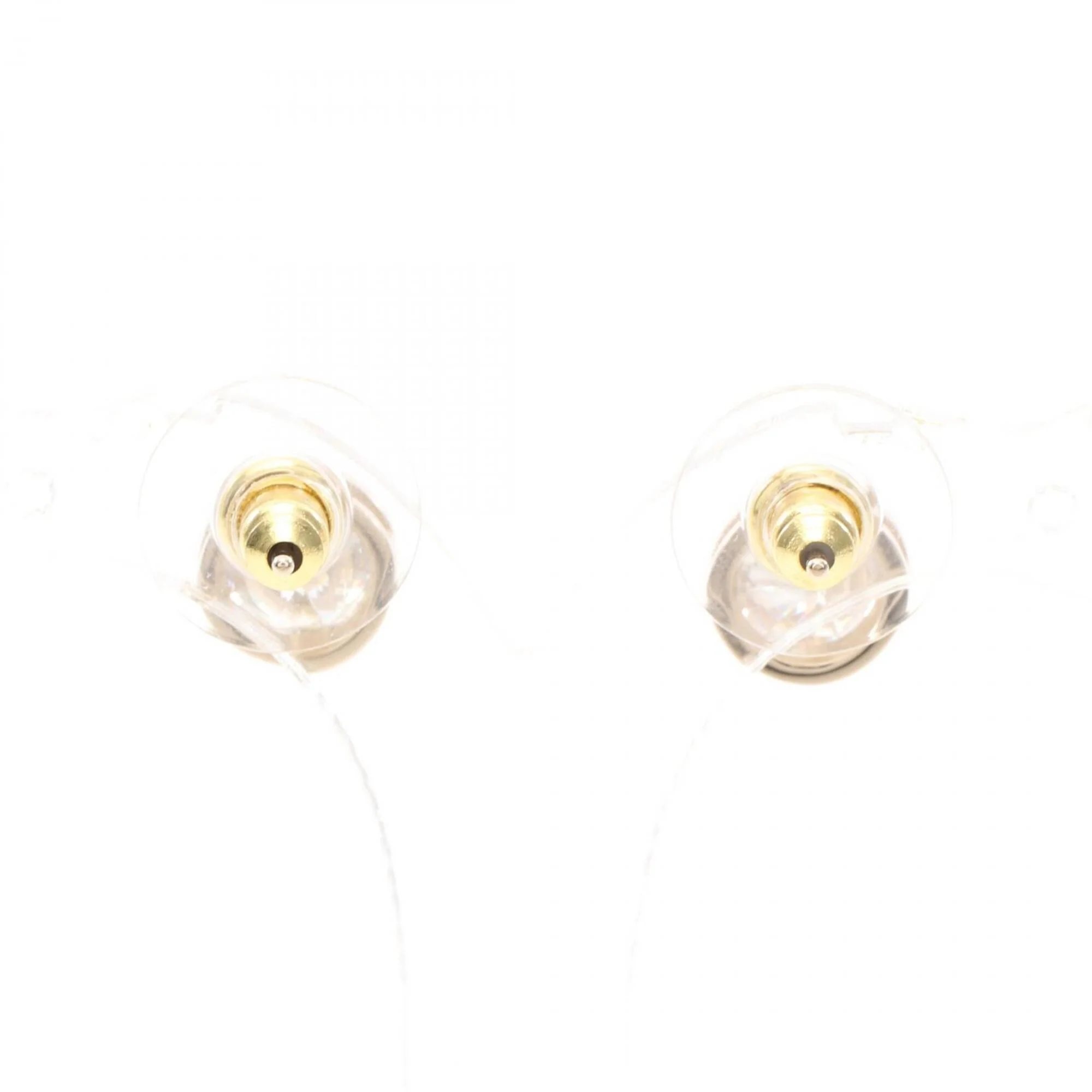 CC Logo Earrings Metal Gold-Tone Metal - Image 2