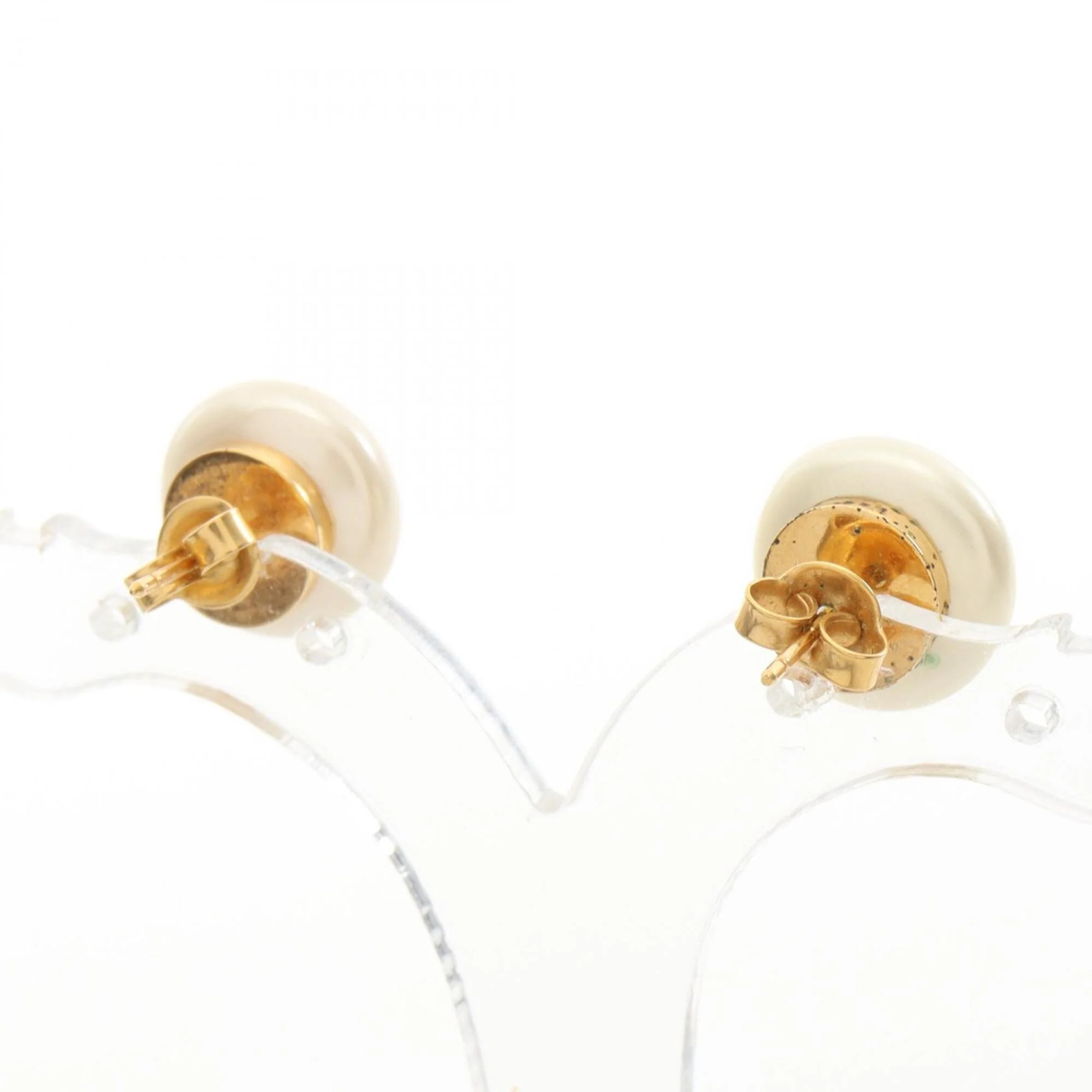 CC Logo Earrings Metal Gold-Tone Metal - Image 2