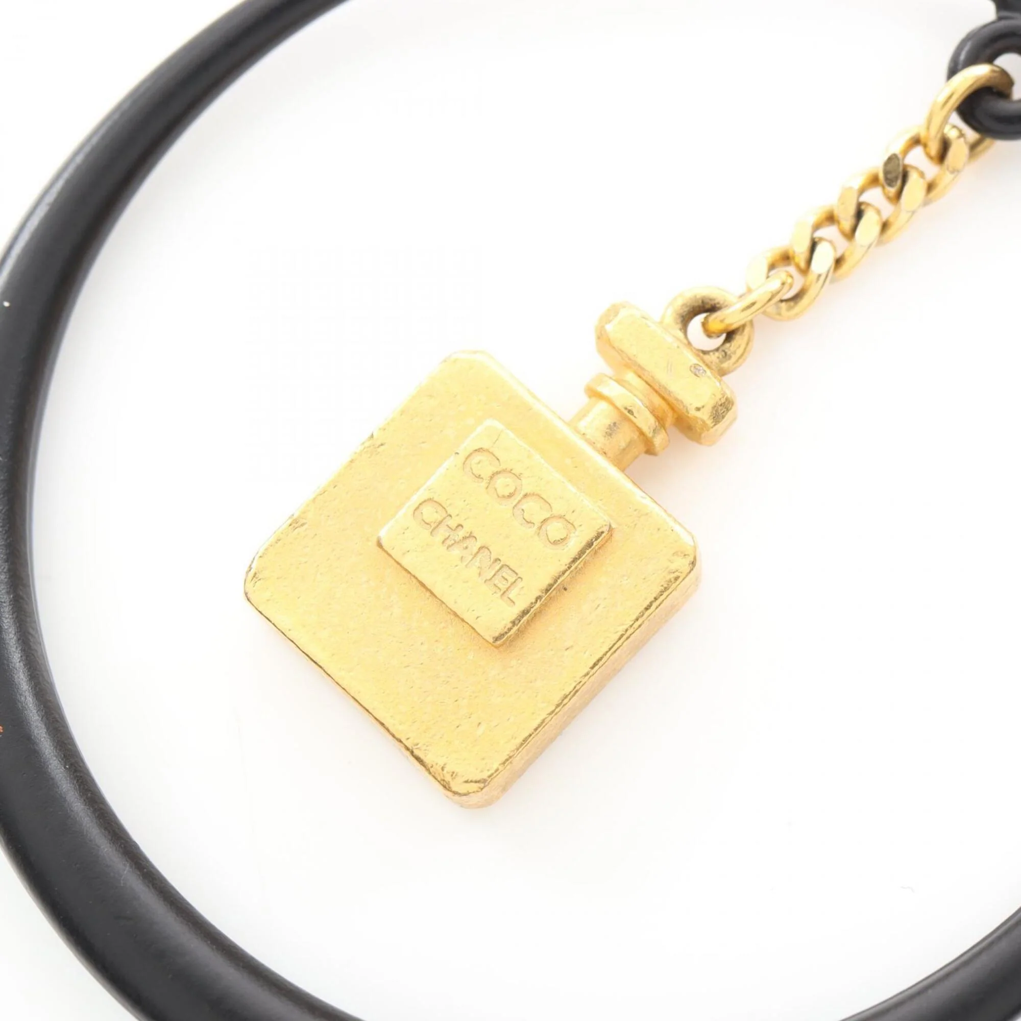 CC Logo Hoop Earrings Metal Gold-Tone Metal - Image 8