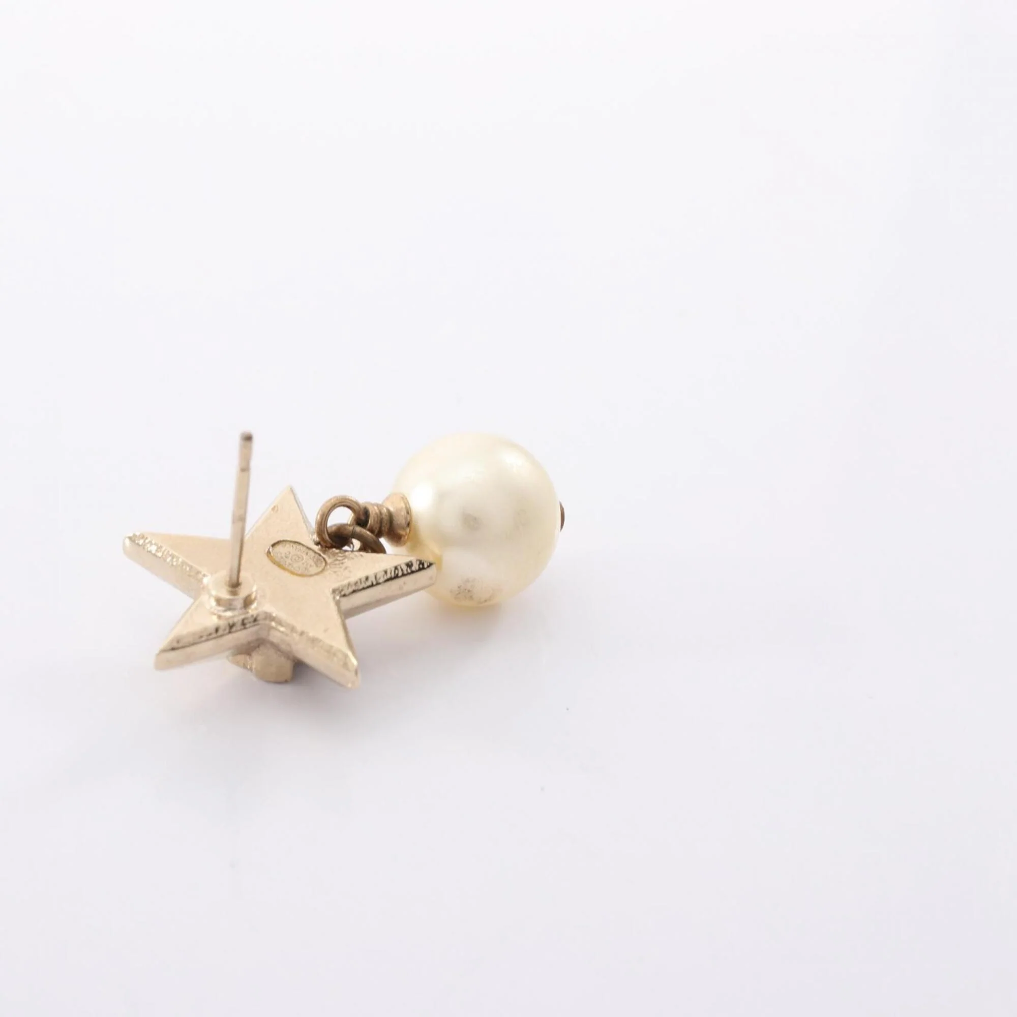 CC Logo Star Earrings Metal Gold-Tone Metal - Image 6