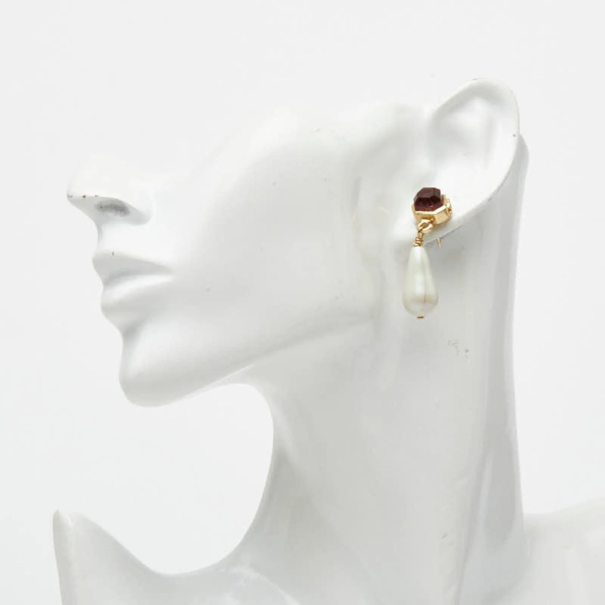 CC Logo Stud Earrings Metal - Image 5