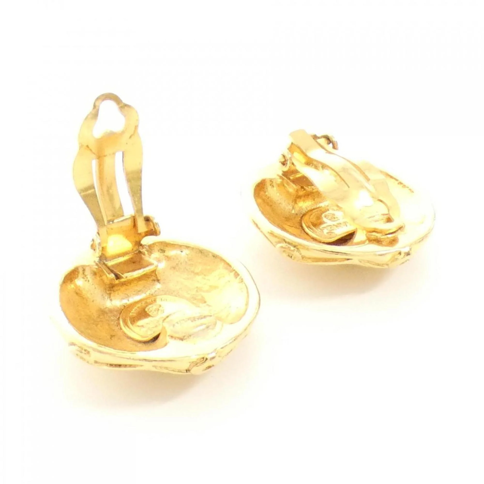 Clip-On Earrings Clip-On Gold-Tone Metal - Image 8