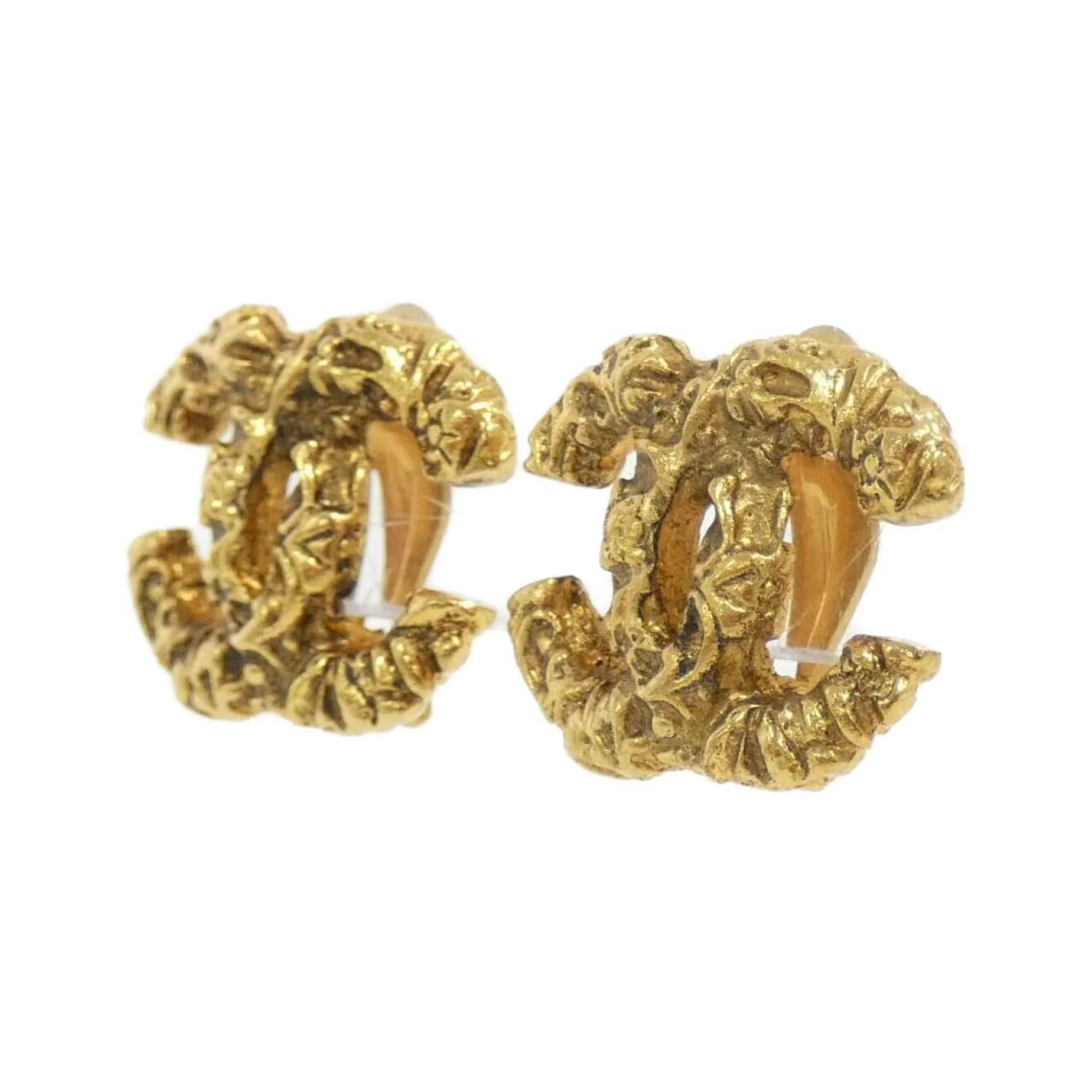 Clip-On Earrings Clip-On Gold-Tone Metal - Image 2