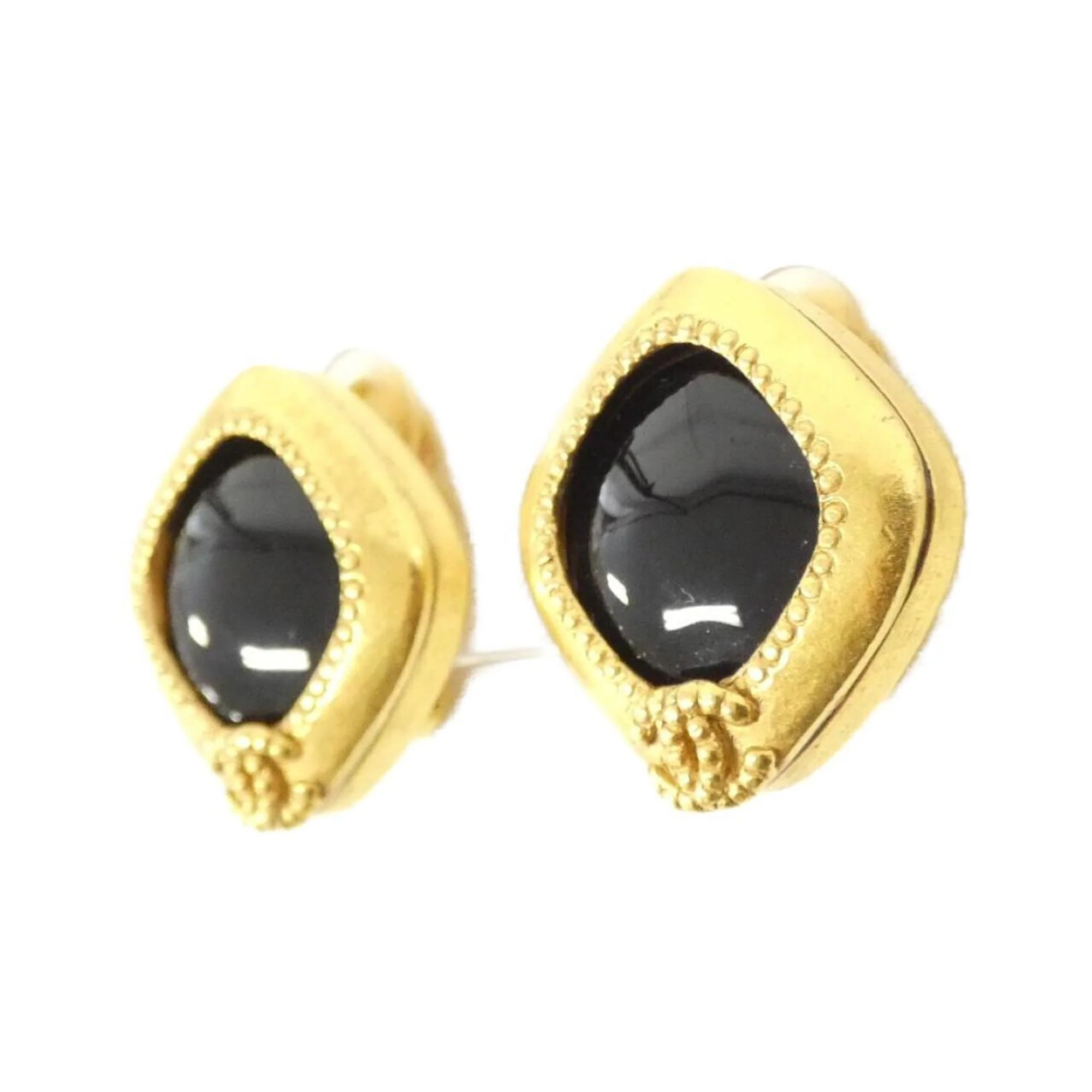 Clip-On Earrings Clip-On Gold-Tone Metal - Image 2