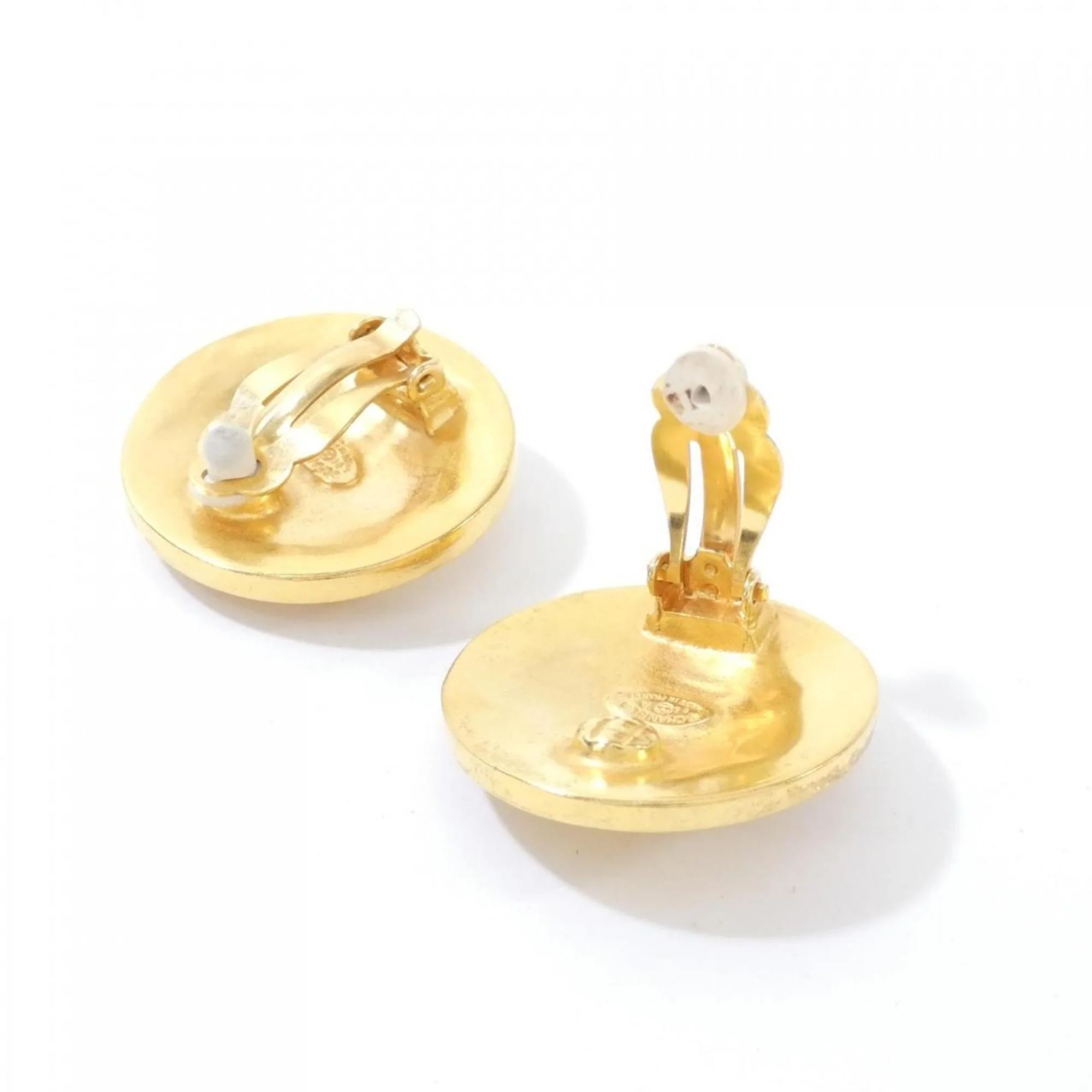 Clip-On Earrings Clip-On Gold-Tone Metal - Image 3