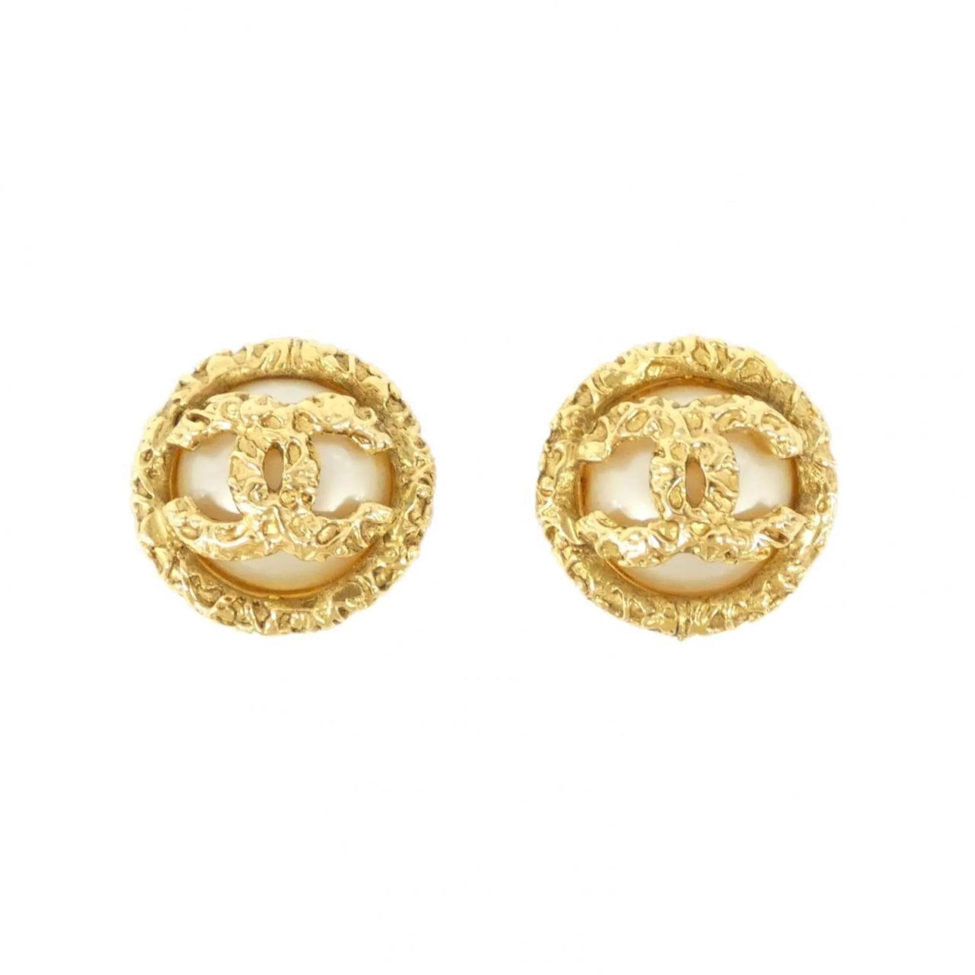 Clip-On Earrings Clip-On Gold-Tone Metal