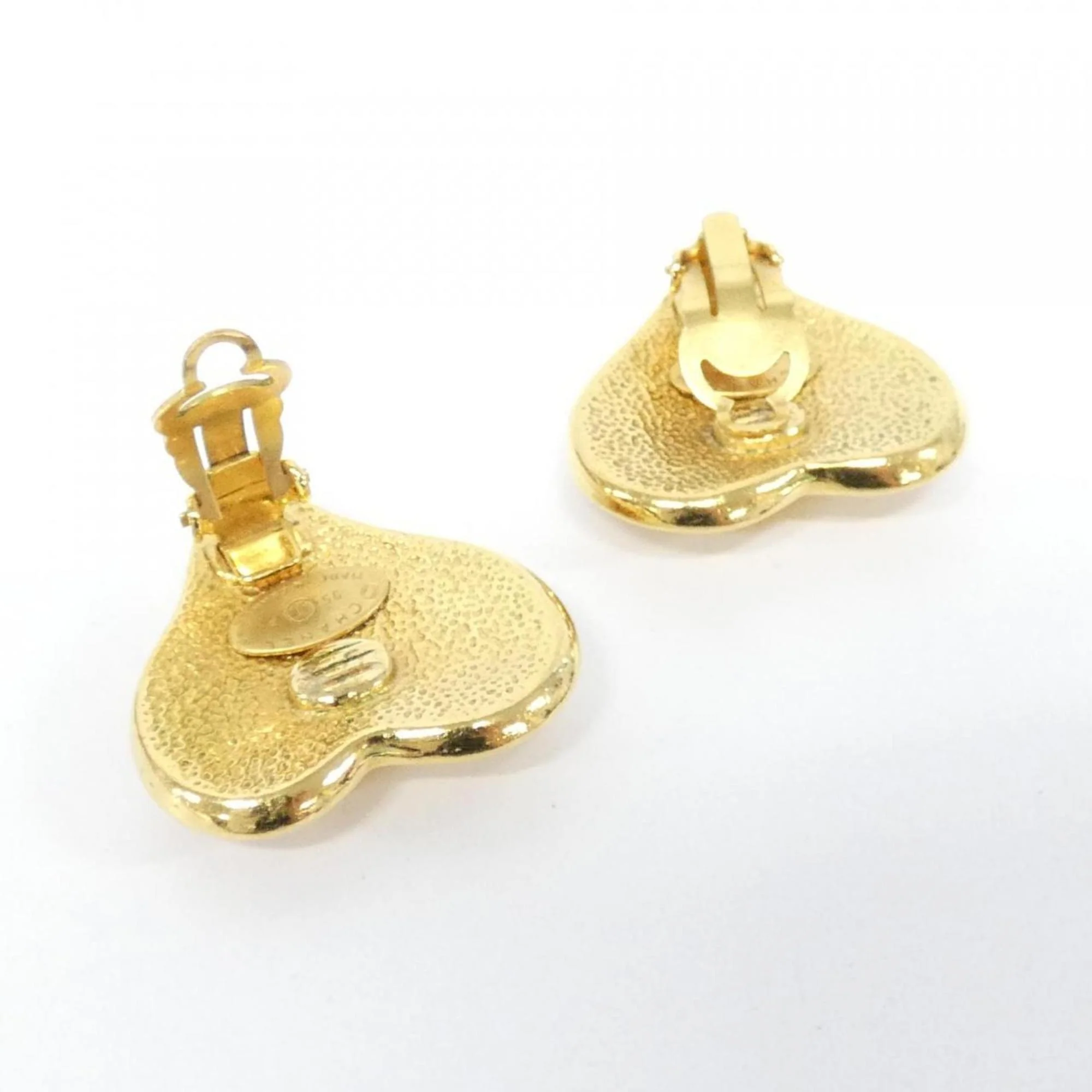Clip-On Earrings Clip-On Gold-Tone Metal - Image 7