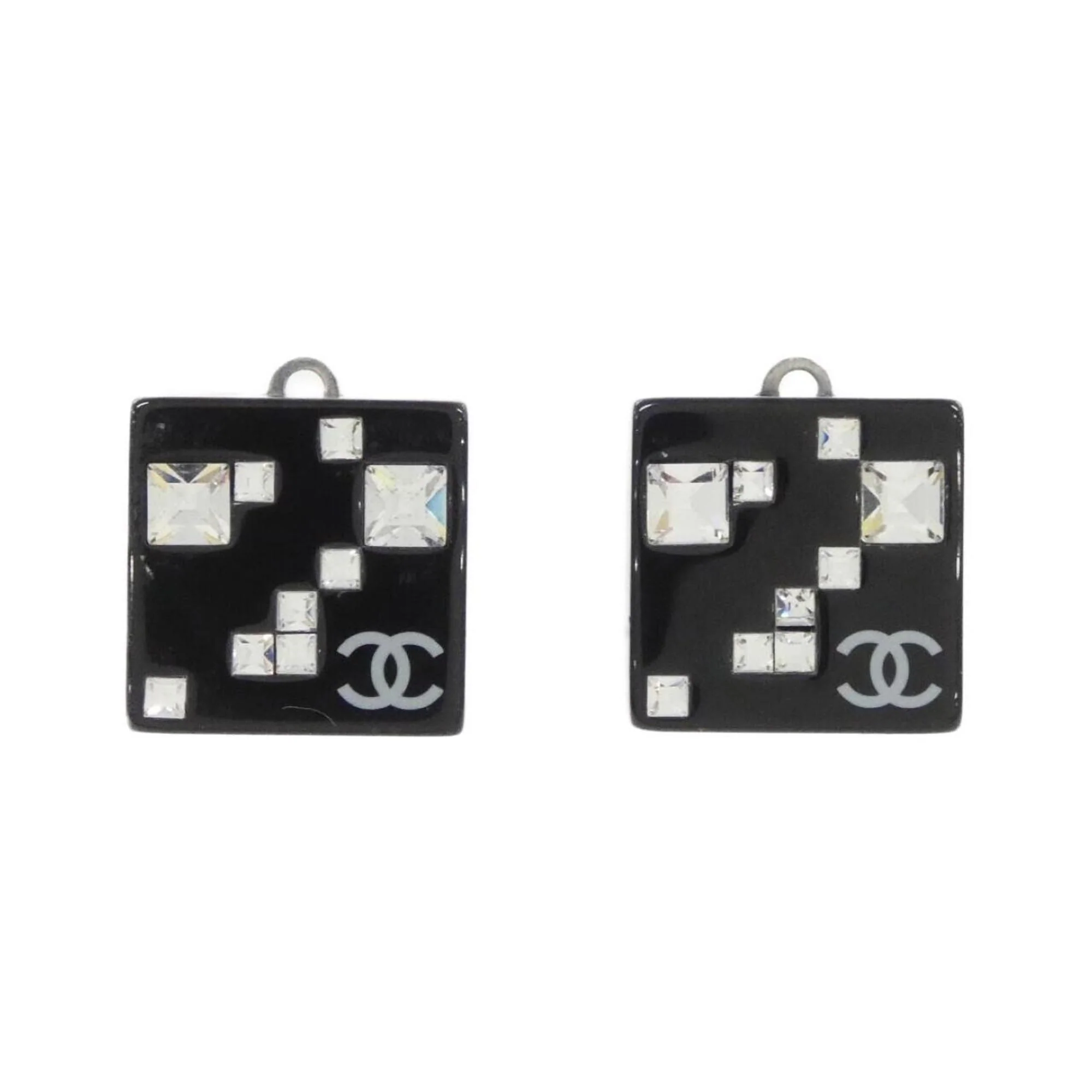 Clip-On Earrings Clip-On Silver-Tone Metal
