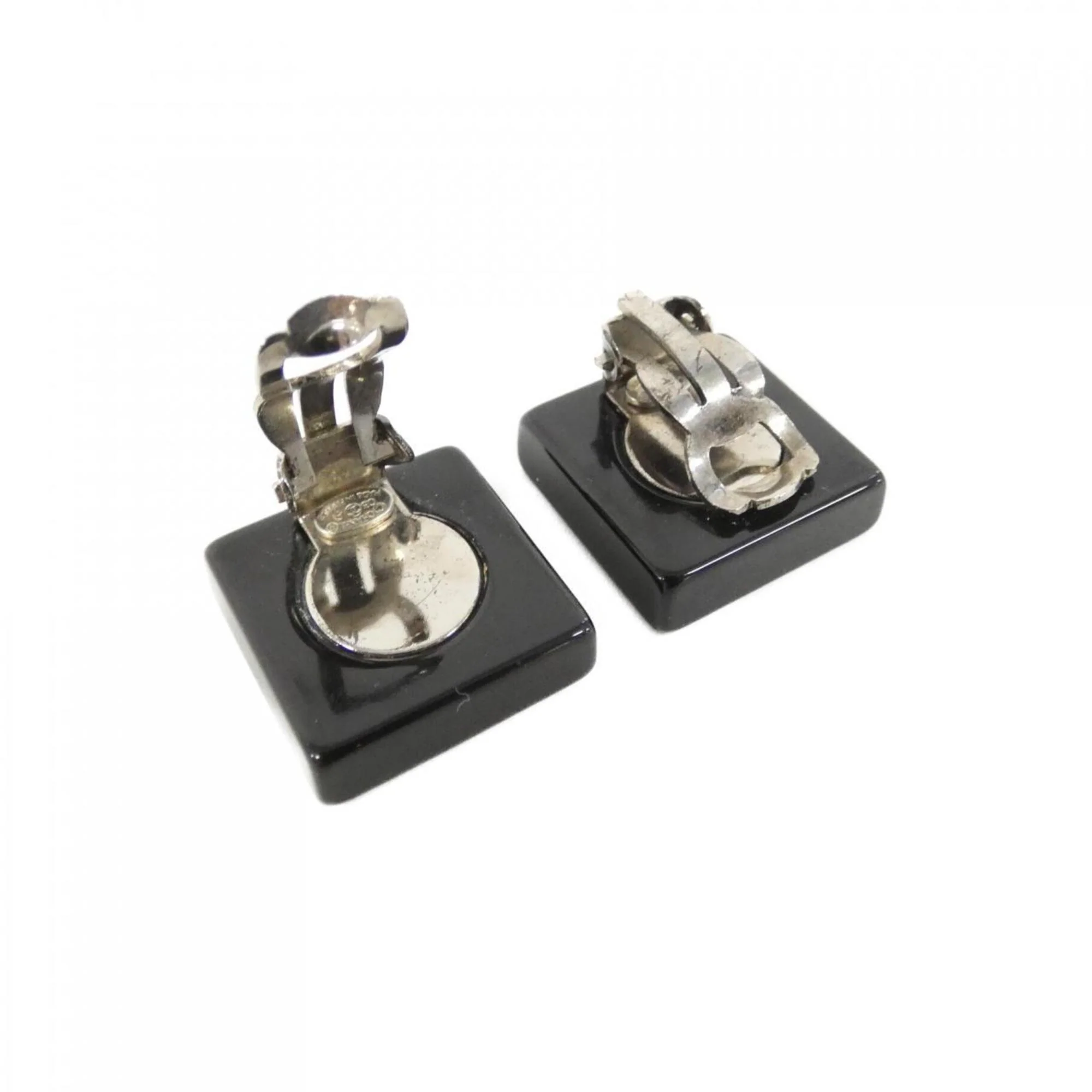Clip-On Earrings Clip-On Silver-Tone Metal - Image 4