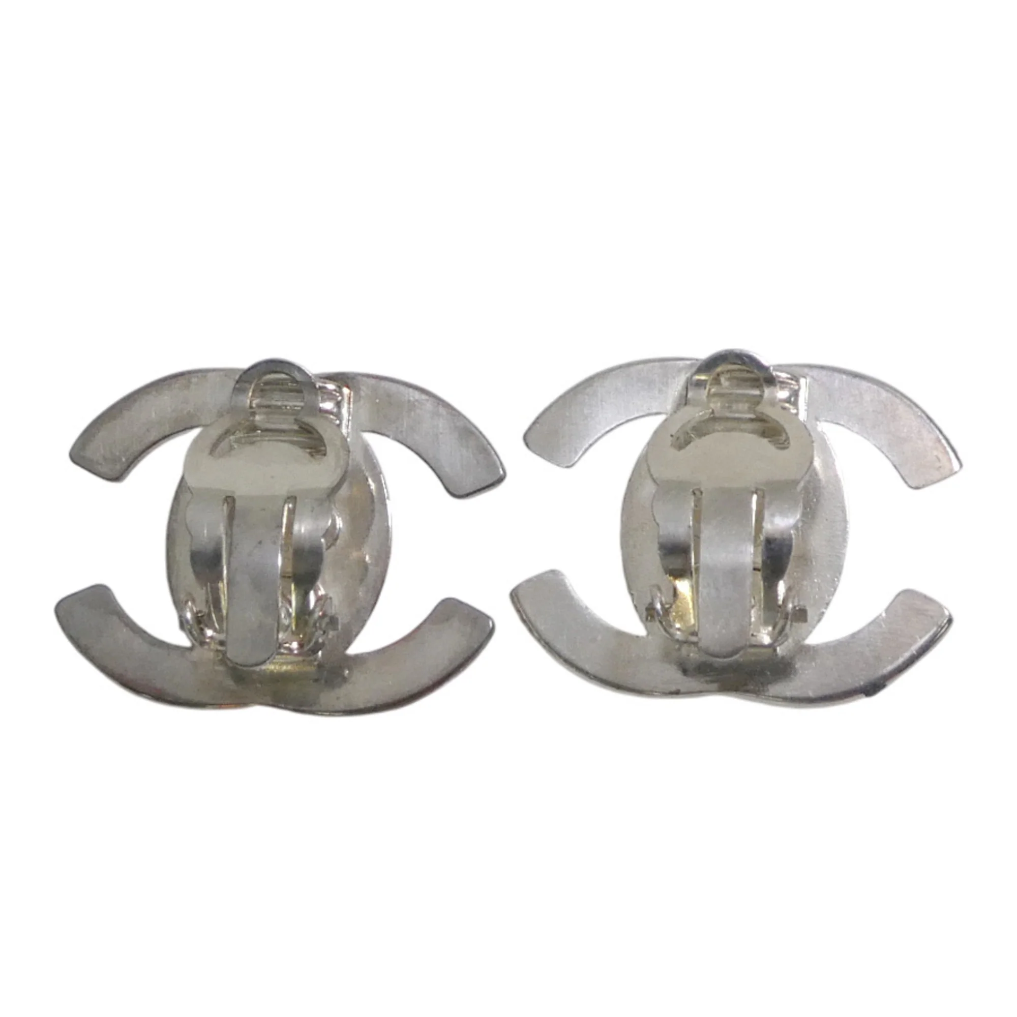 Clip-On Earrings Clip-On Silver-Tone Metal - Image 7