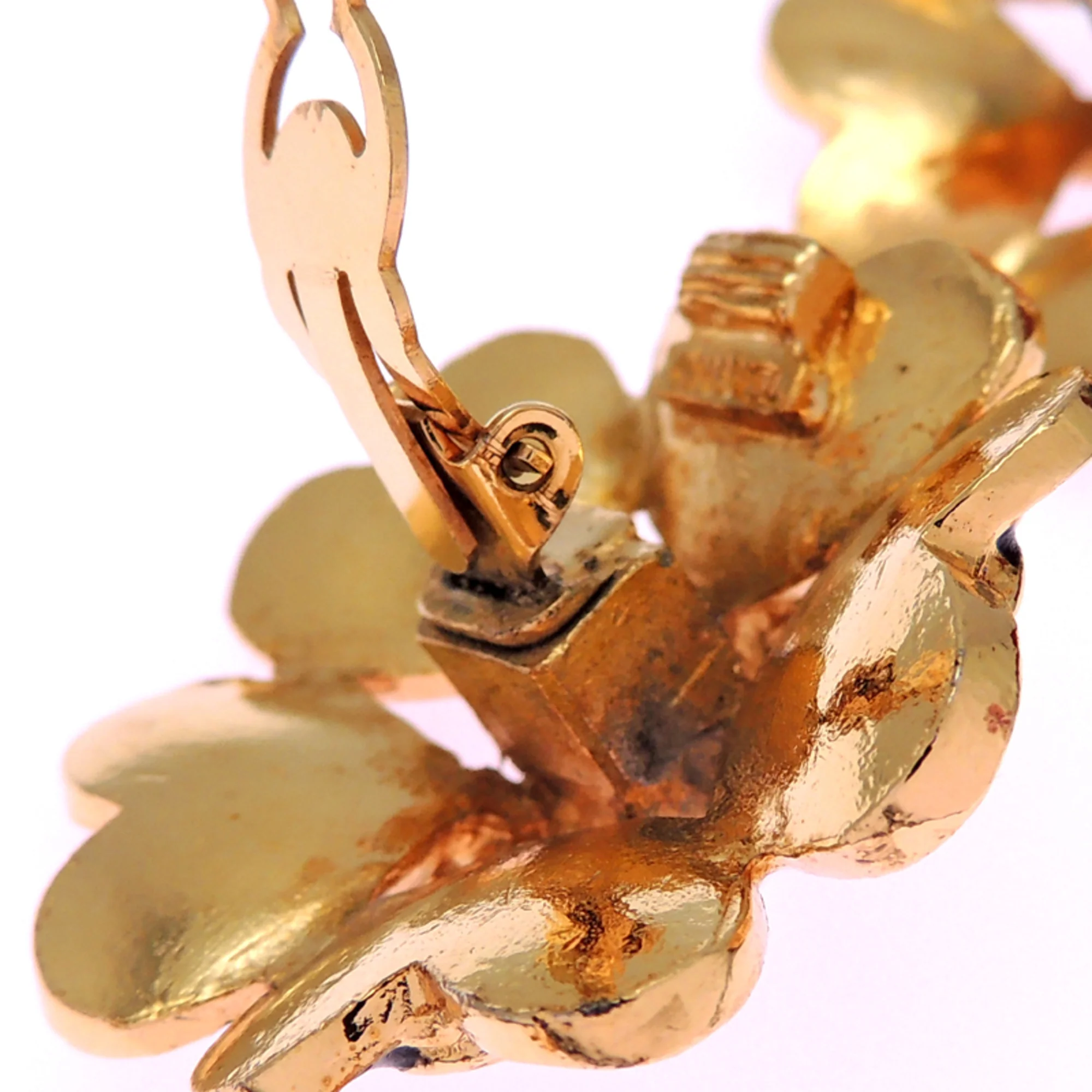 Clip-On Earrings Pearl Clip-On Gold and 18K Yellow Gold - Image 6