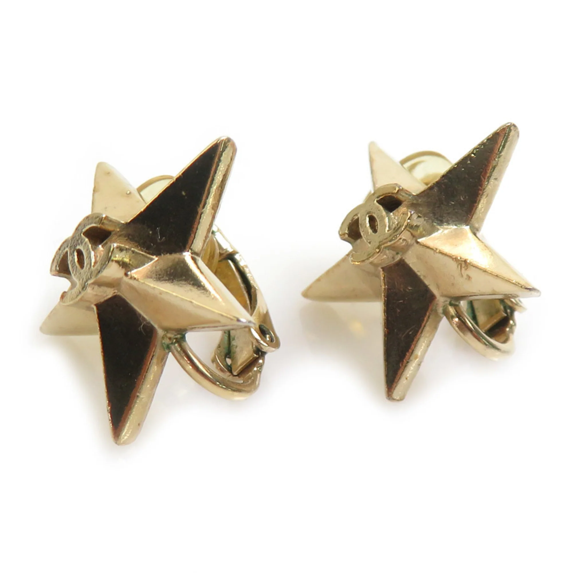 Earrings Gold-Tone Metal - Image 3