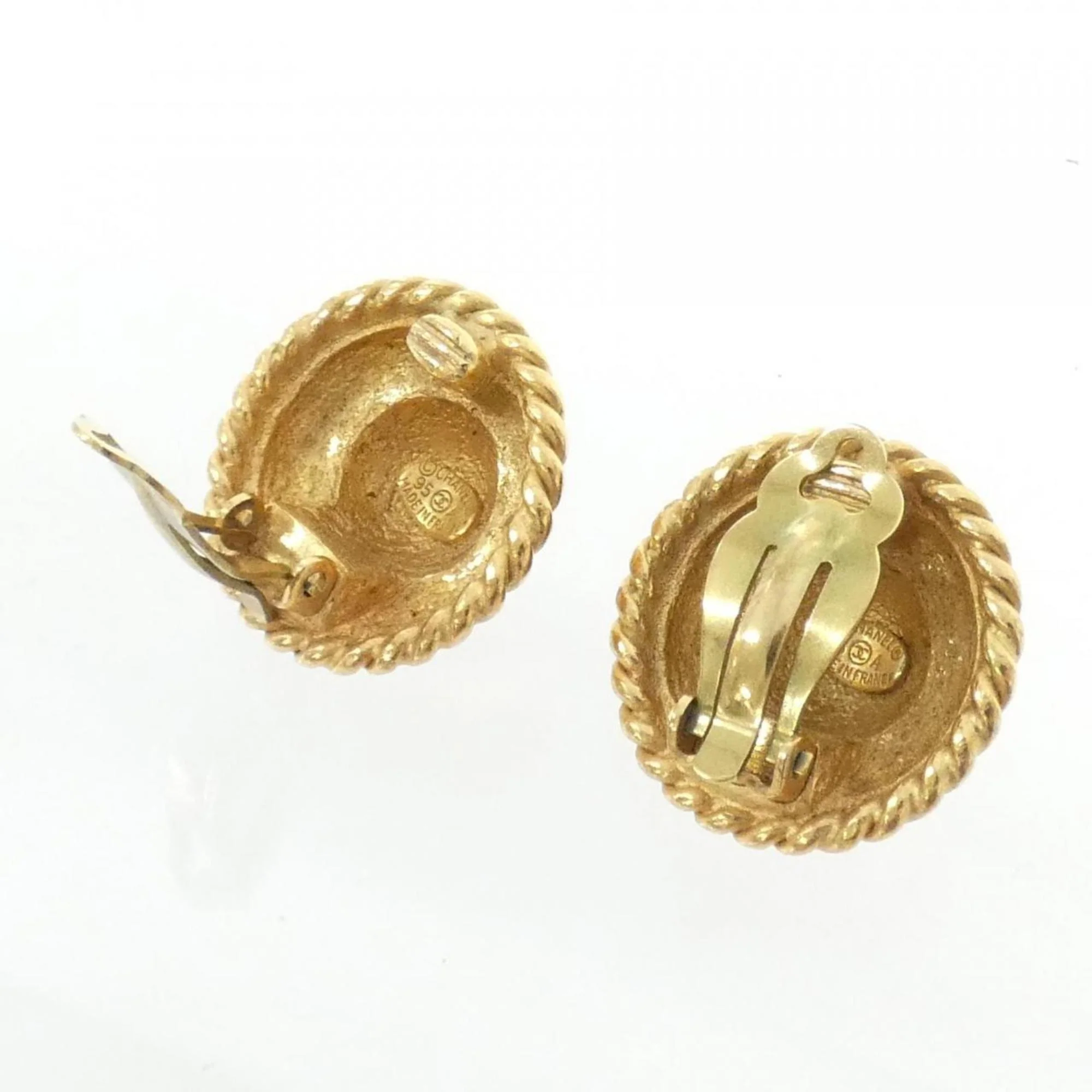 Earrings Gold-Tone Metal - Image 3