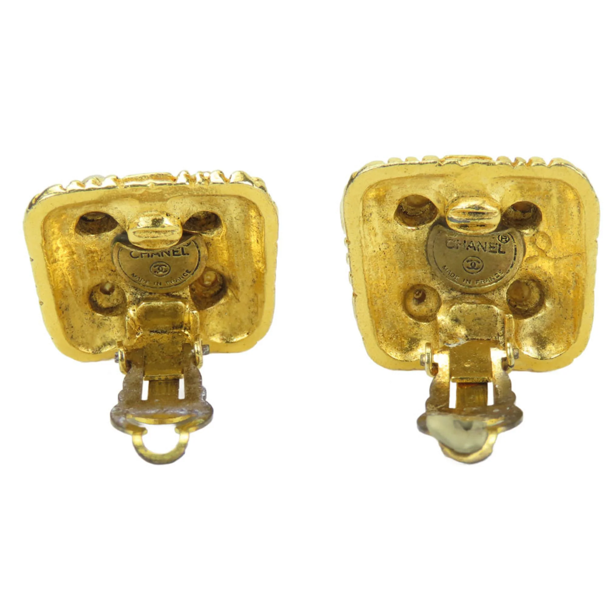 Earrings Gold-Tone Metal - Image 3