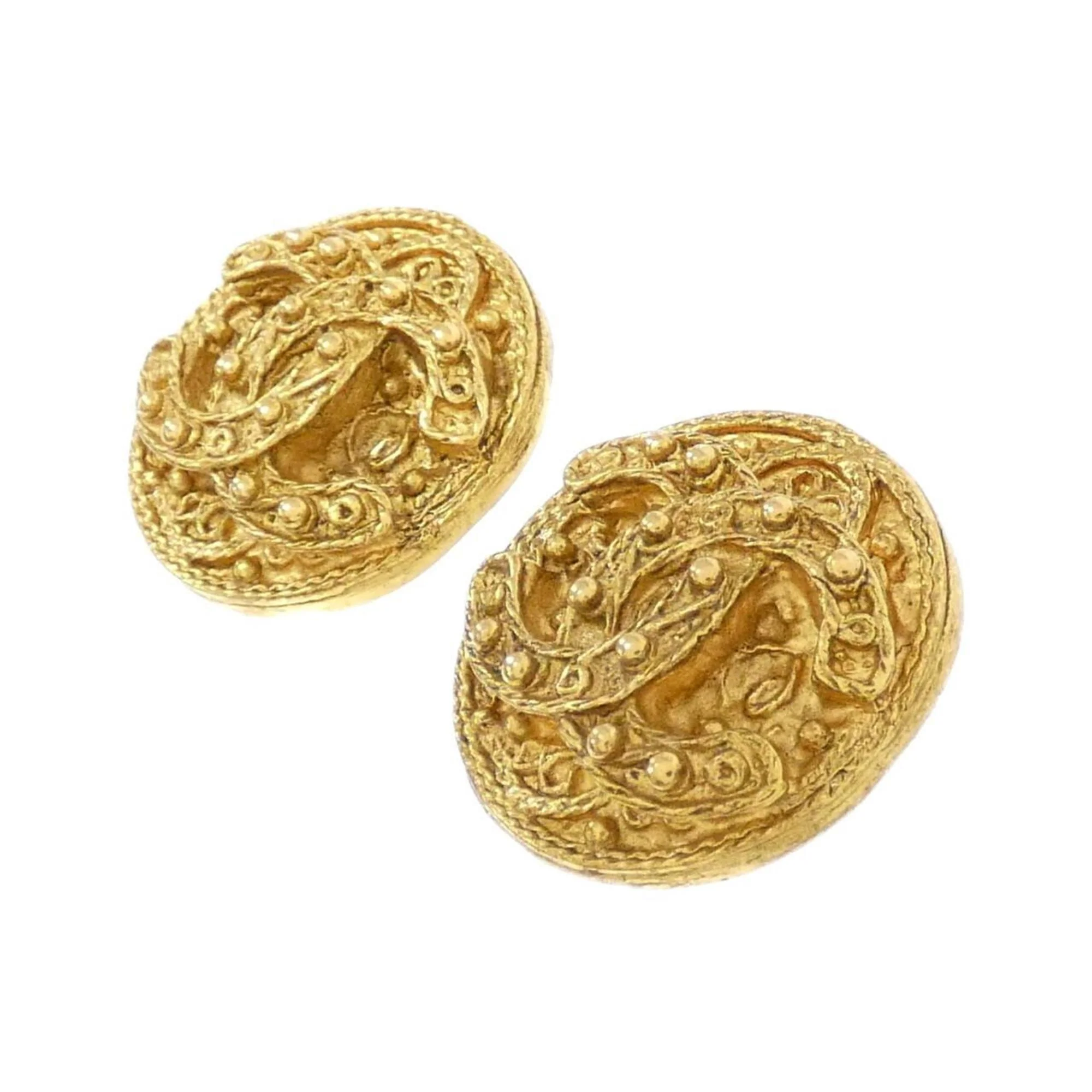 Earrings Gold-Tone Metal - Image 2