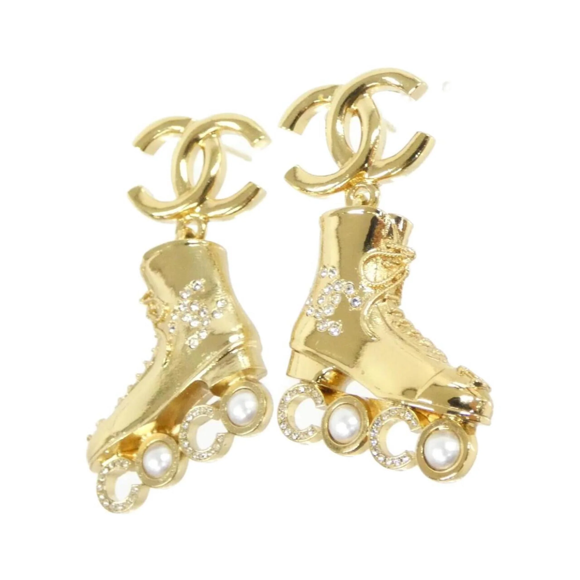Earrings Gold-Tone Metal - Image 2