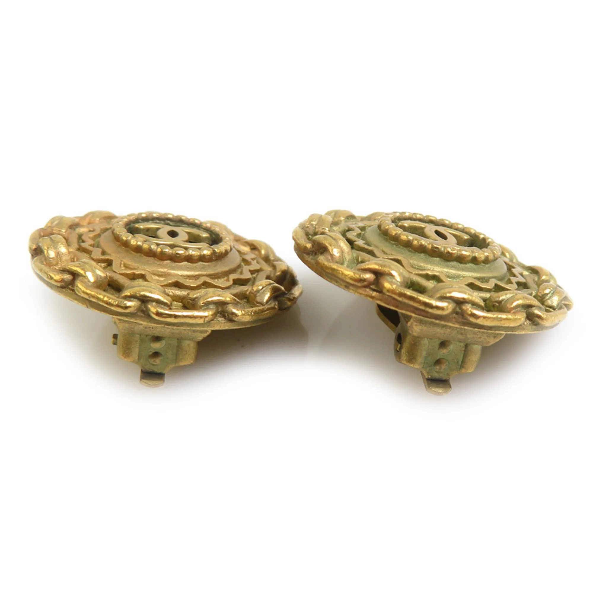Earrings Gold-Tone Metal - Image 4