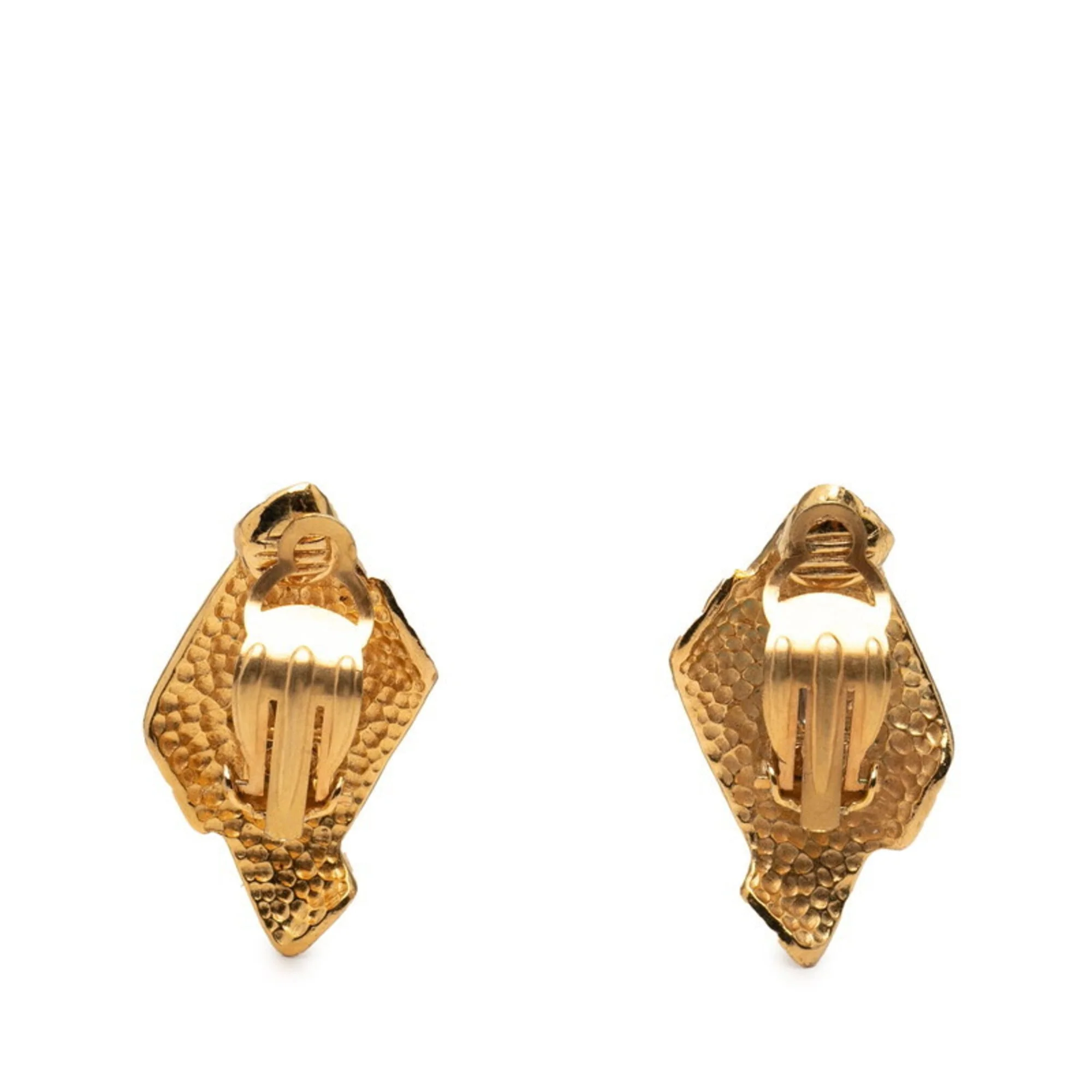 Earrings Logo Gold-Tone Metal - Image 2