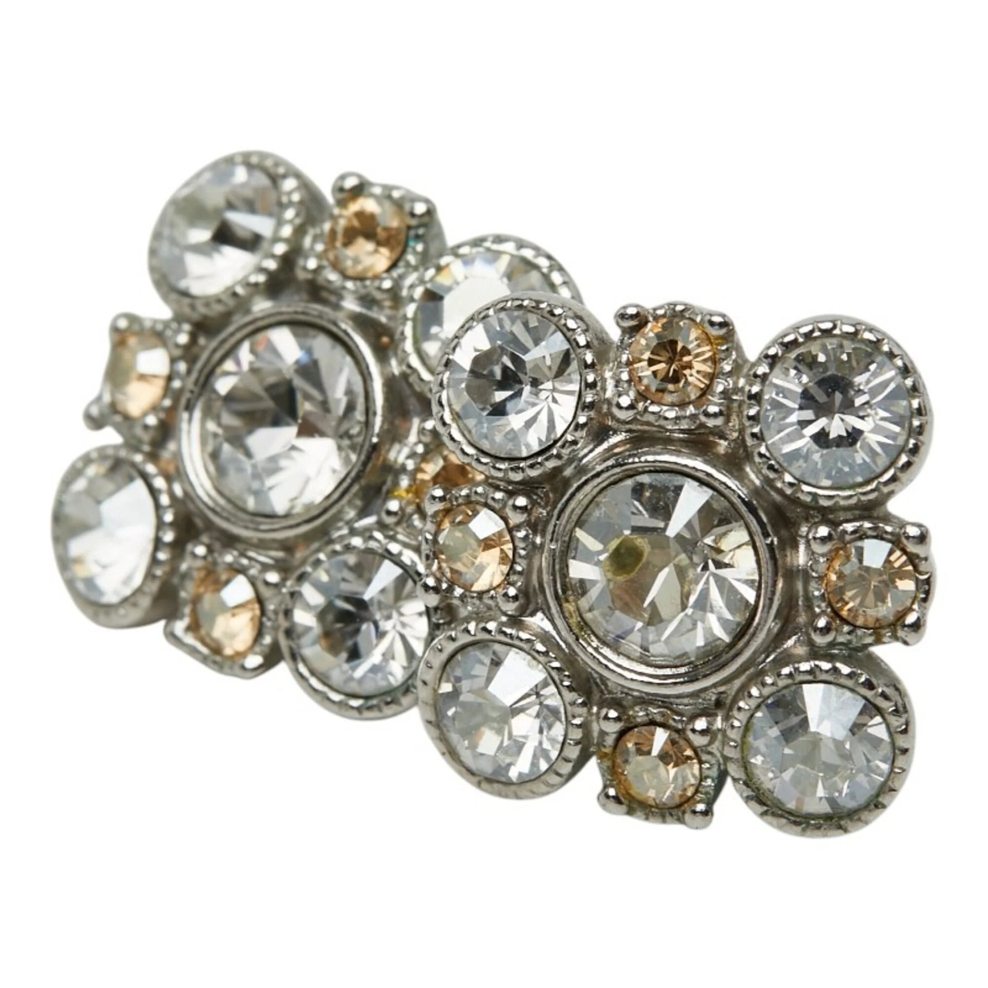 Earrings Stud Silver-Tone Metal